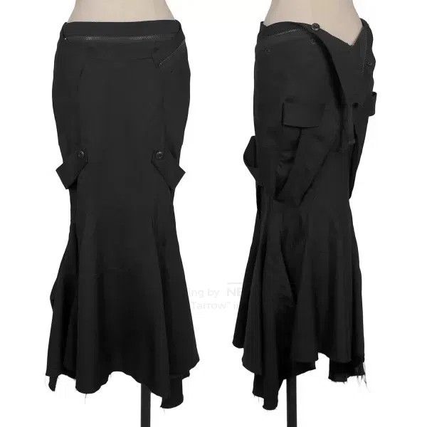Junya Watanabe Junya Watanabe size XS Black Vintage Mermaid Skirt Size 25" / US 0 / IT 36 - 1 Thumbnail