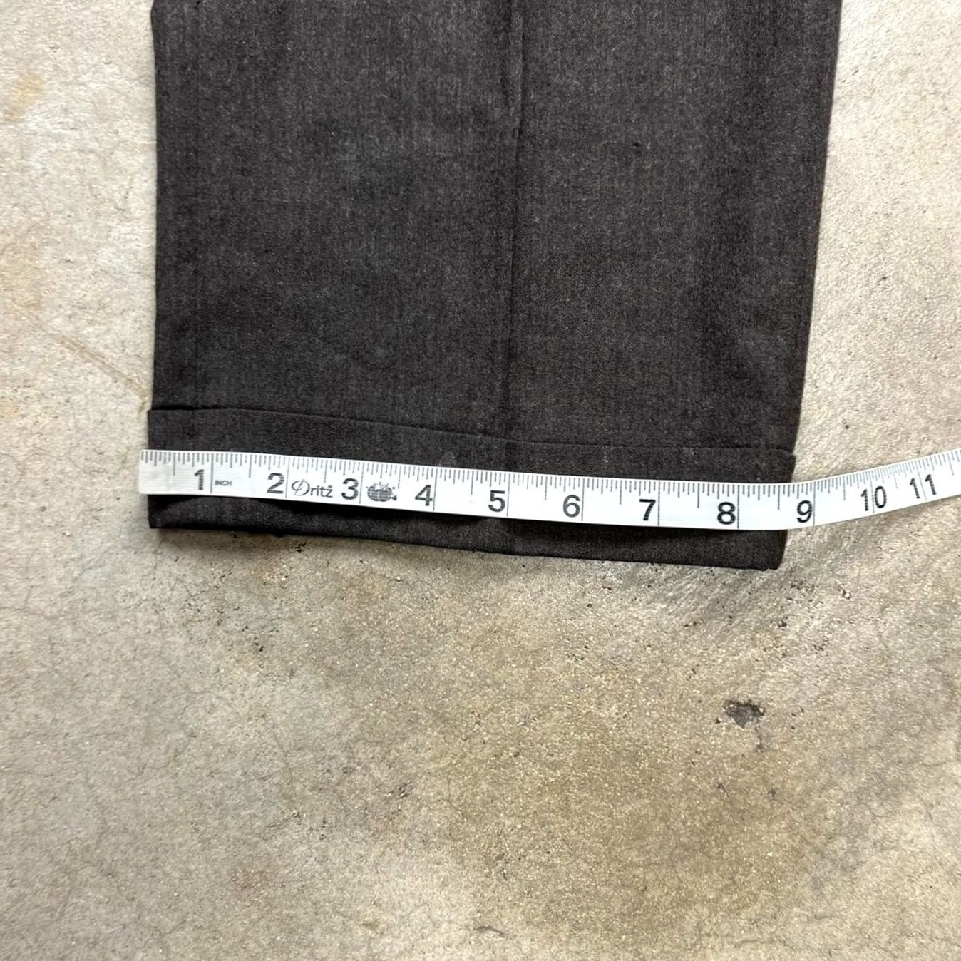 Brooks Brothers VINTAGE Brooks Brothers trousers 34x29 brown wool pleated 80s Talon zipper Size US 34 / EU 50 - 5 Thumbnail