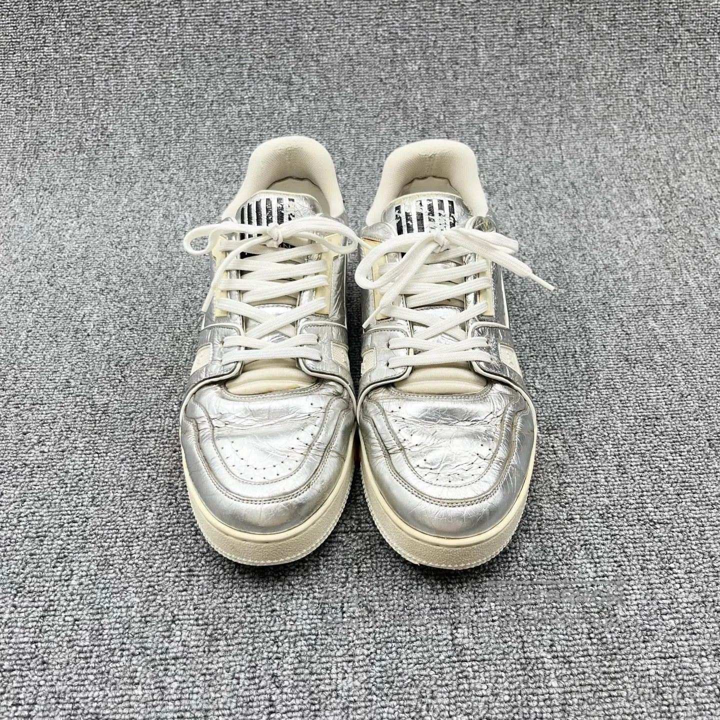 Louis Vuitton Louis Vuitton Tin Foil Silver Color Casual Sports Shoes| Size US 9 / EU 42 - 2 Thumbnail