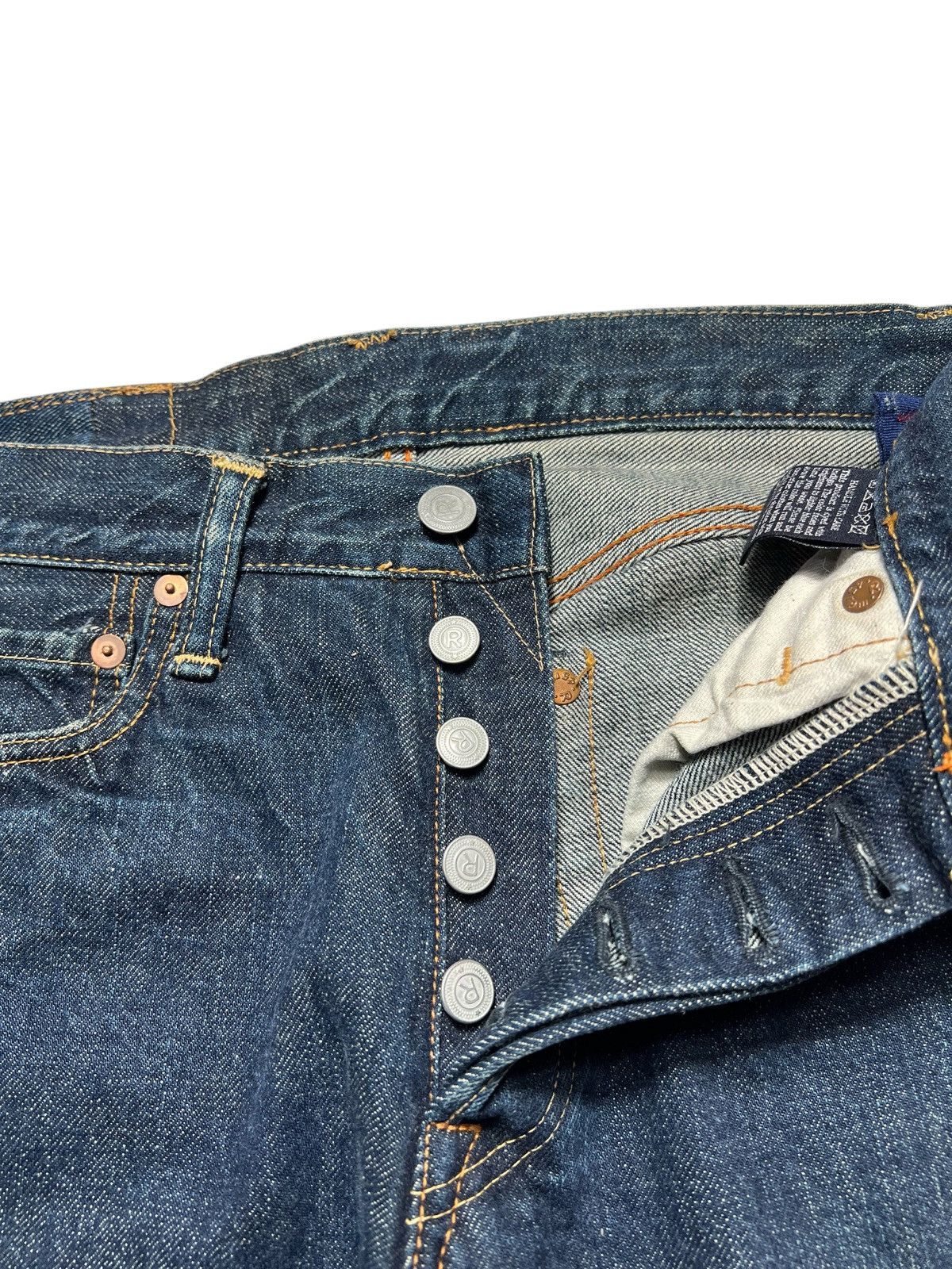 45rpm 45rpm By Kapital Kiro Hirata Selvedge Denim Pants Size US 26 / EU 42 - 6 Thumbnail
