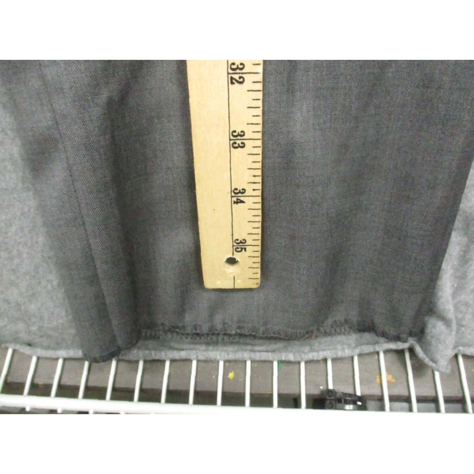 Nordstrom VINTAGE John W. Nordstrom Dress Pants Men 32 R Gray Wool Traditional NWT Fil Flat Front Straight 34 In Inseam Mens Regular Dress Pants Size US 32 / EU 48 - 6 Thumbnail