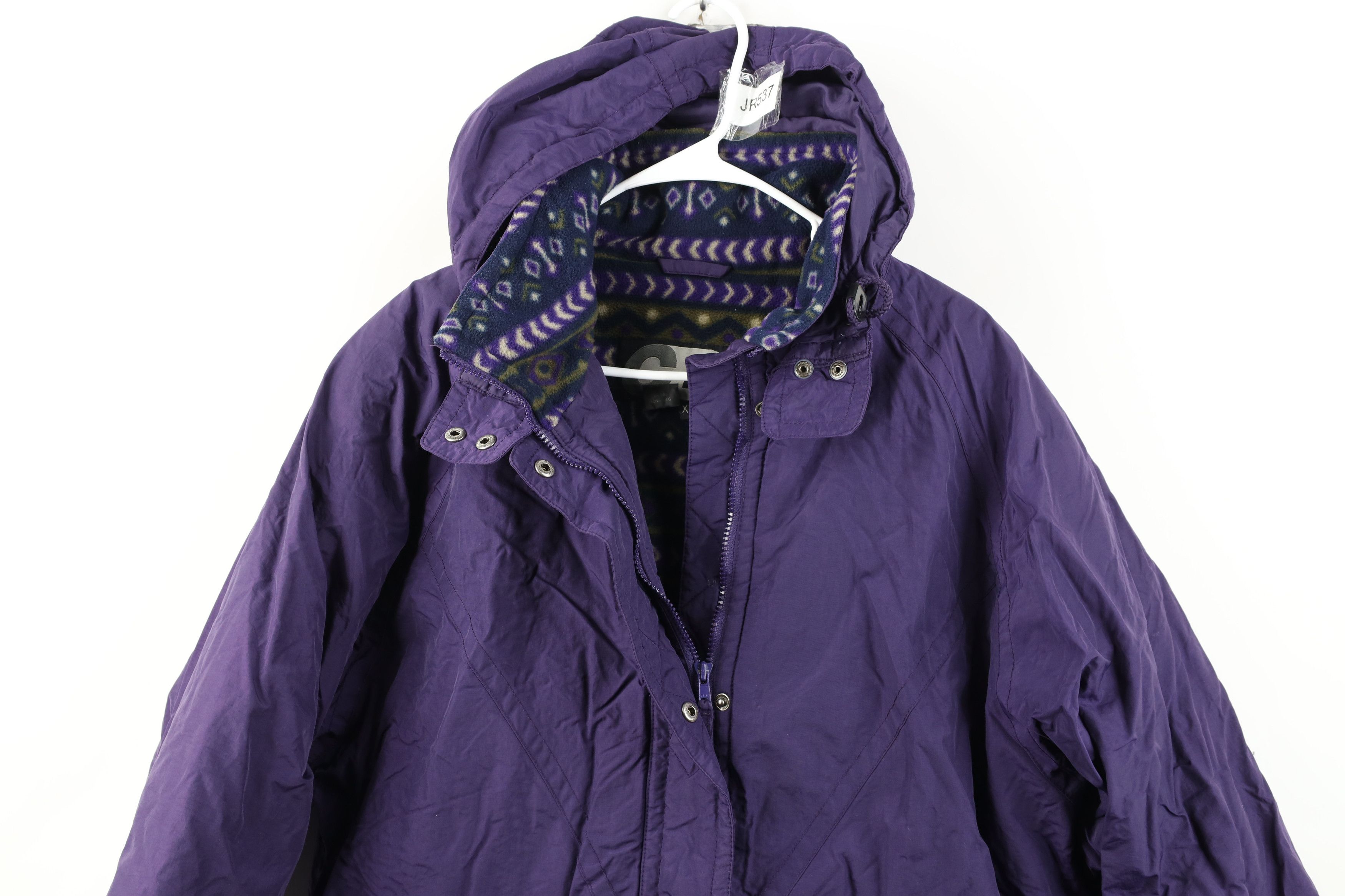 Vintage Vintage 90s Streetwear Lined Hooded Puffer Parka Jacket Size XL / US 12-14 / IT 48-50 - 2 Thumbnail