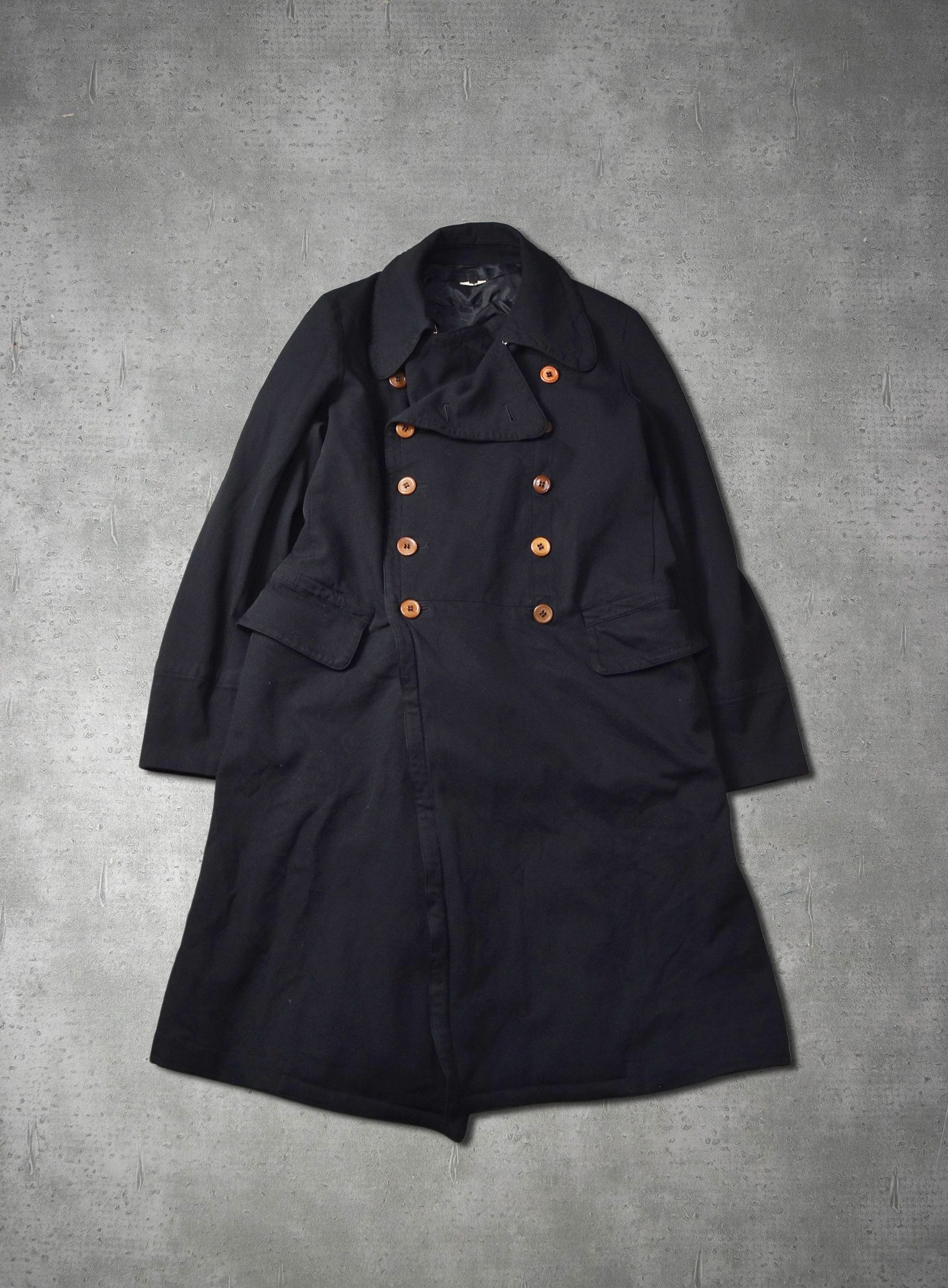 Comme des Garcons COMME des GARCONS wool trench coat 0-15-205 278.5 Size US M / EU 48-50 / 2 - 1 Thumbnail