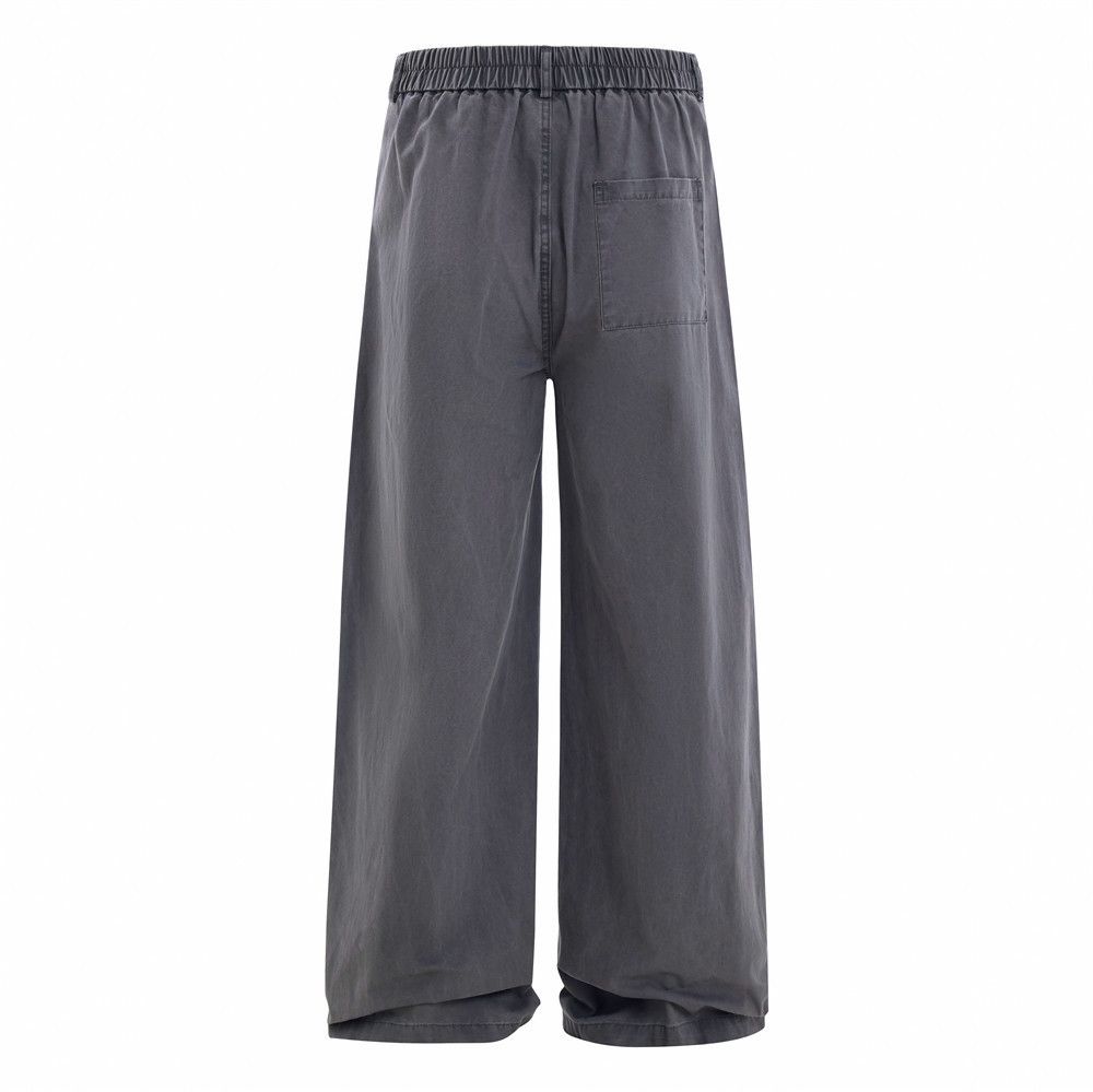 Japanese Brand Men's loose button straight loose wide leg trousers Size US 32 / EU 48 - 2 Thumbnail