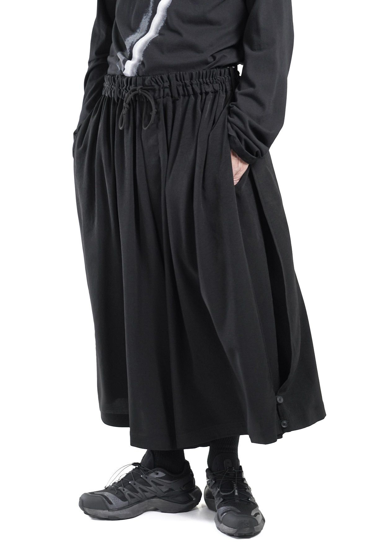 Yohji Yamamoto Yohji Yamamoto Pour Homme 22SS - BOX PLEATS WIDE PANTS Skirt Size US 32 / EU 48 - 5 Thumbnail