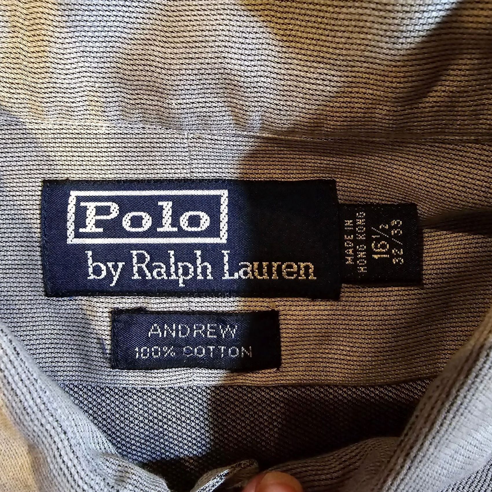 Polo Ralph Lauren Polo Ralph Lauren Shirt Mens 16.5 Gray Button-Front Classic Fit Long Sleeve Size US XL / EU 56 / 4 - 4 Thumbnail