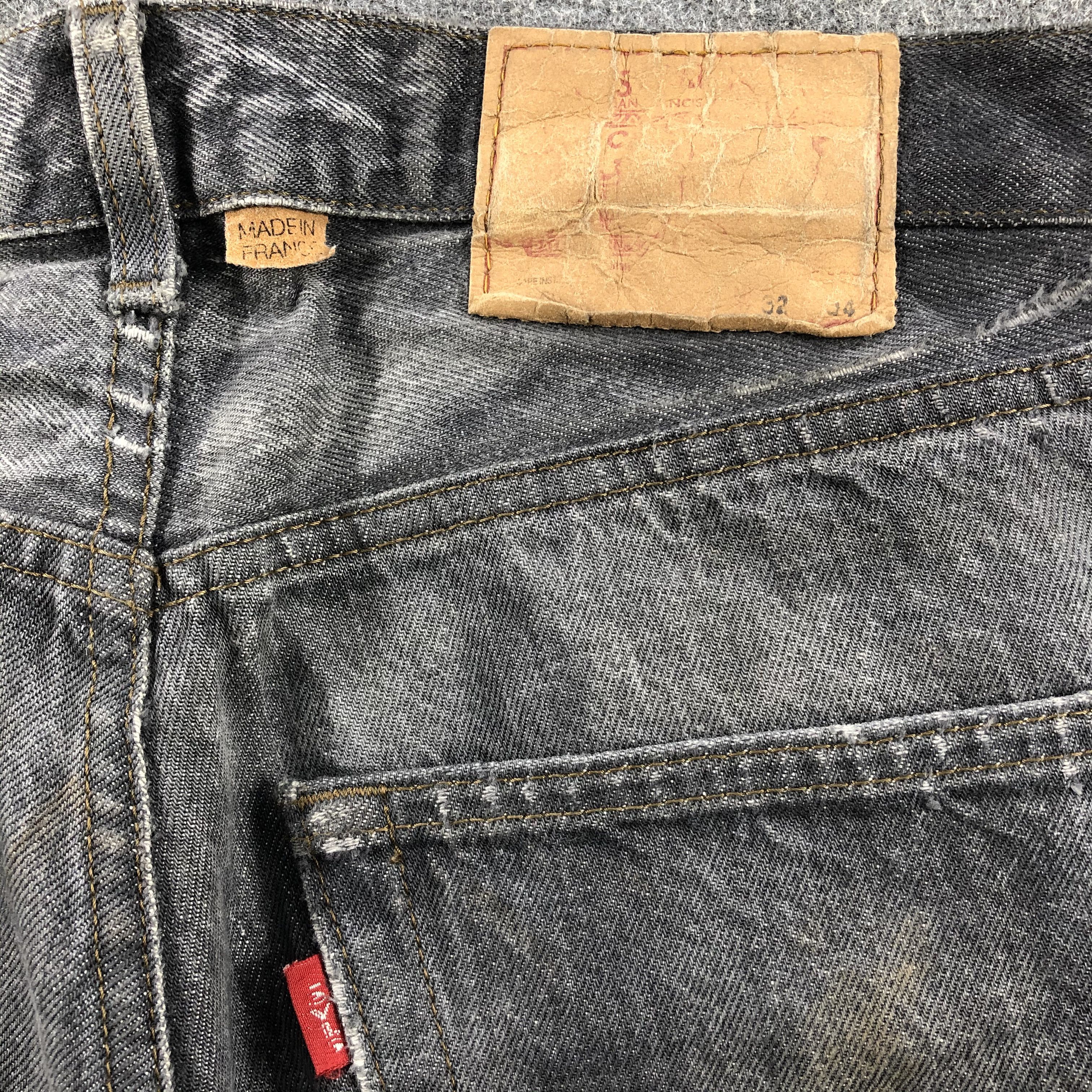 Levi's 90s Vintage Levis 501 Faded Black Jeans-JM1651 Size US 31 - 8 Thumbnail