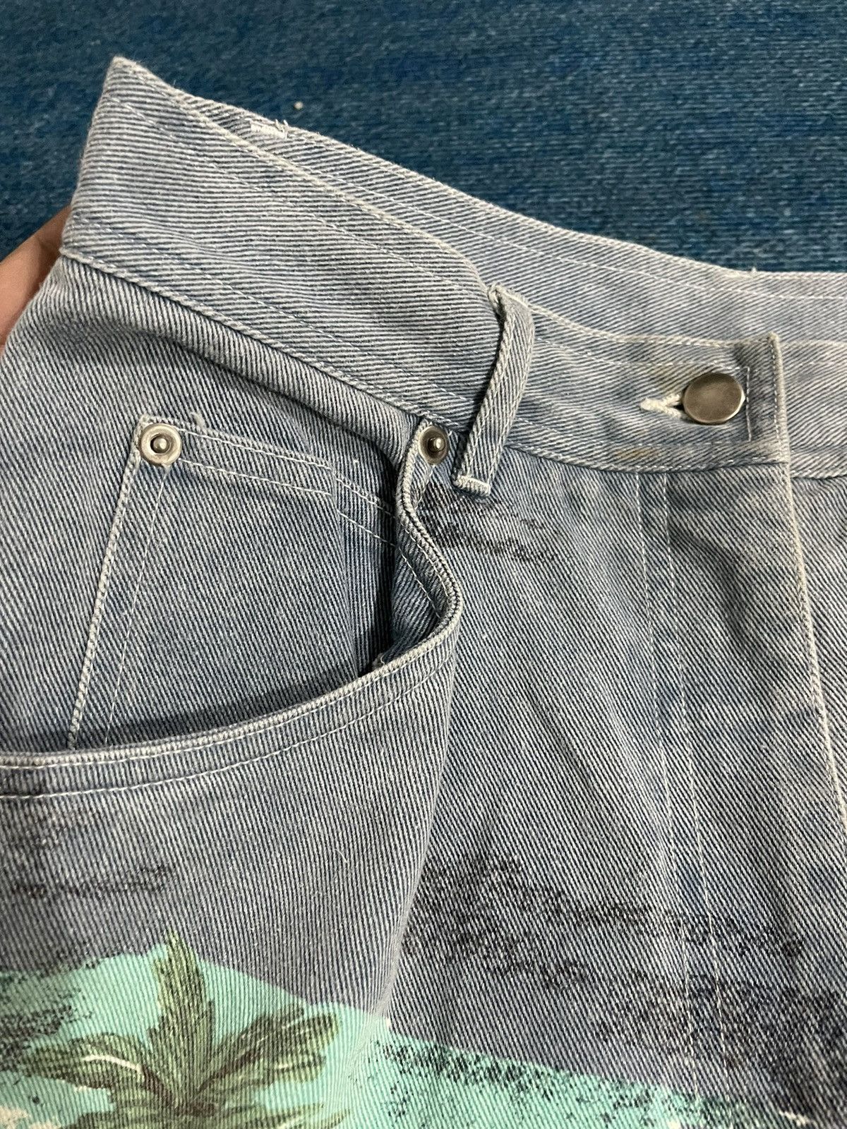 Japanese Brand × Vintage Vintage Together Jeans Print Island Size 28" / US 6 / IT 42 - 7 Thumbnail