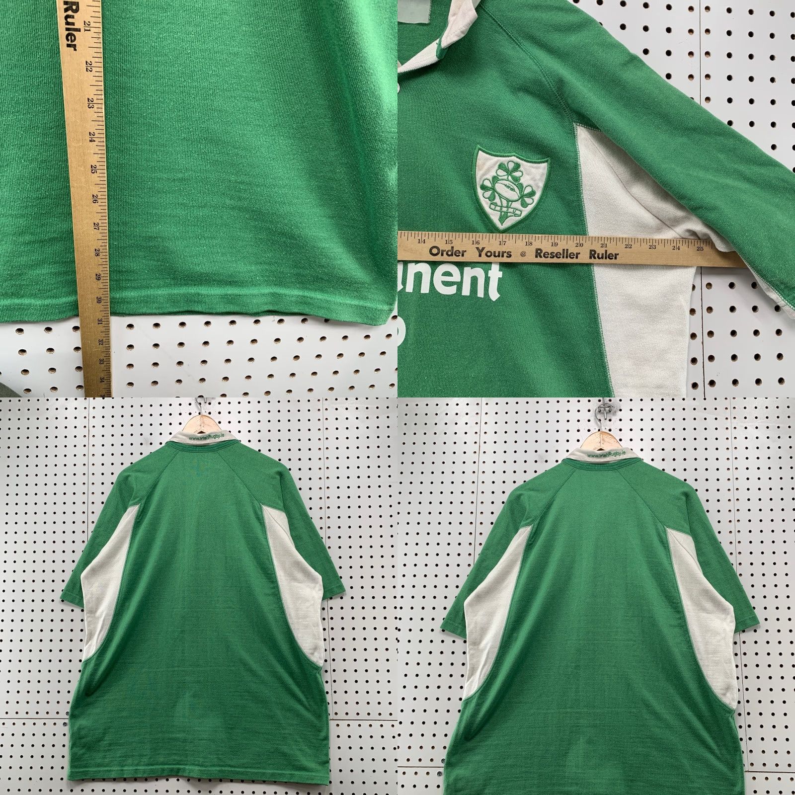 Vintage VINTAGE Canterbury Ireland Rugby Shirt Mens XL Green Embroidered 2005 Size US XL / EU 56 / 4 - 8 Thumbnail