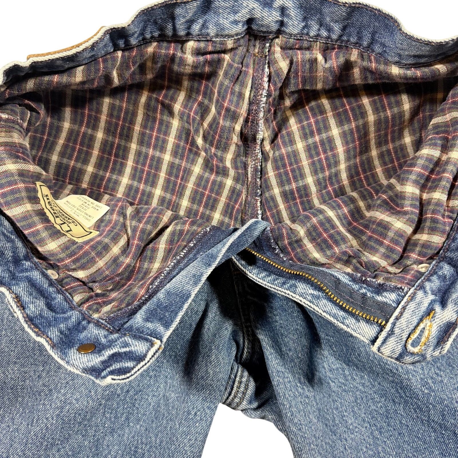 L.L. Bean LL Bean Jeans Mens 32x32 Double L Classic Fit Flannel Lined Size US 32 / EU 48 - 11 Thumbnail