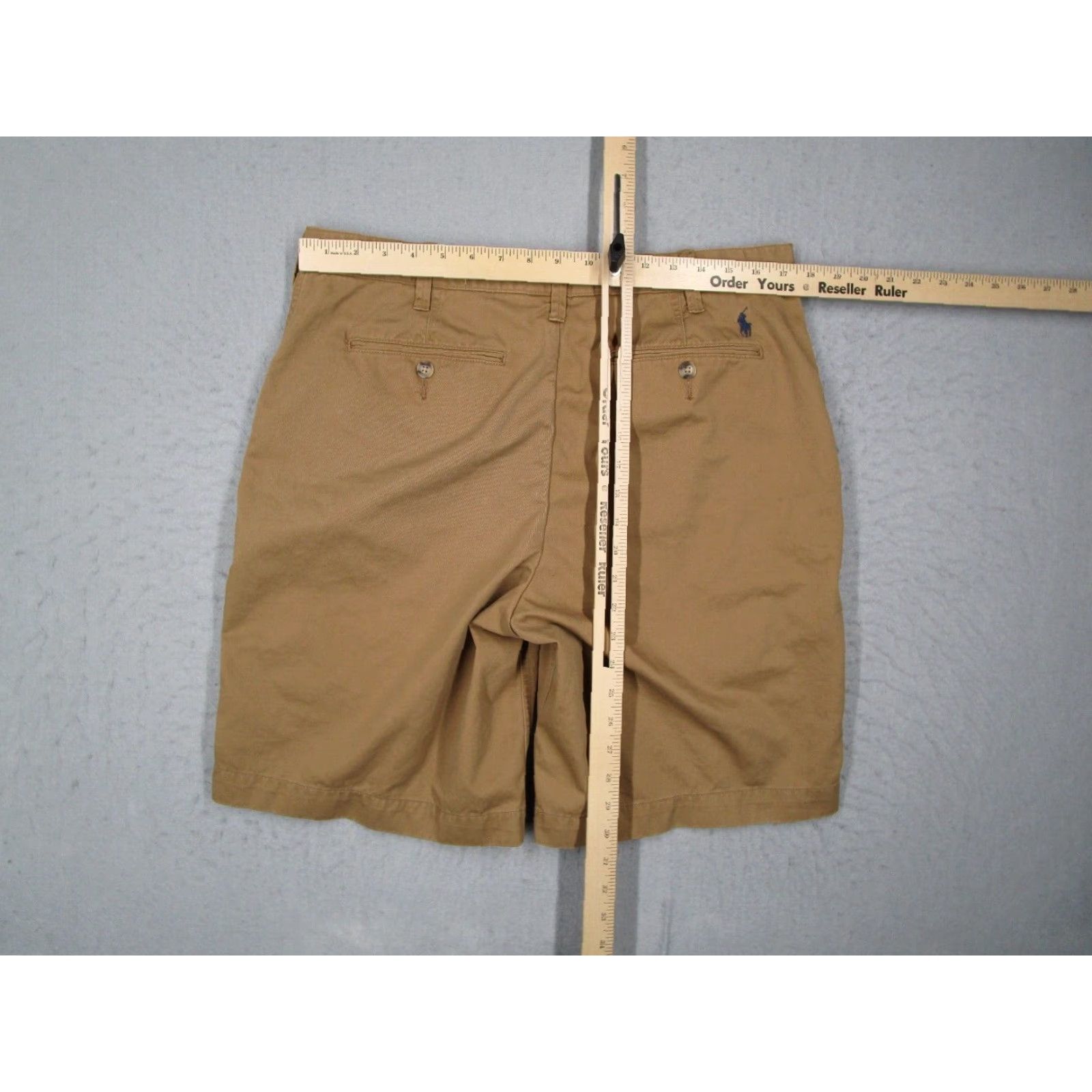 Polo Ralph Lauren Polo Ralph Lauren Shorts Mens 33 Beige Relaxed Fit 10" Walk Golf Blue Pony Size US XS / EU 42 / 0 - 5 Thumbnail