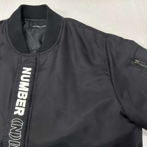 Number (N)ine OFFER OK🔥 Number Nine Nylon Bomber Jacket japan Size US S / EU 44-46 / 1 - 3 Thumbnail