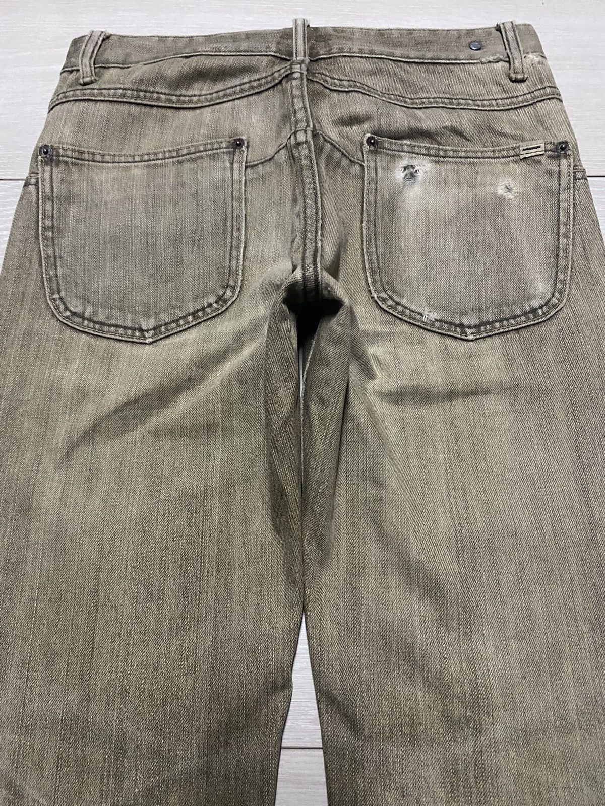 Dapper Dan × Gap Vintage Gap Denim Brown Faded Distressed Loose Jeans Size US 30 / EU 46 - 4 Thumbnail