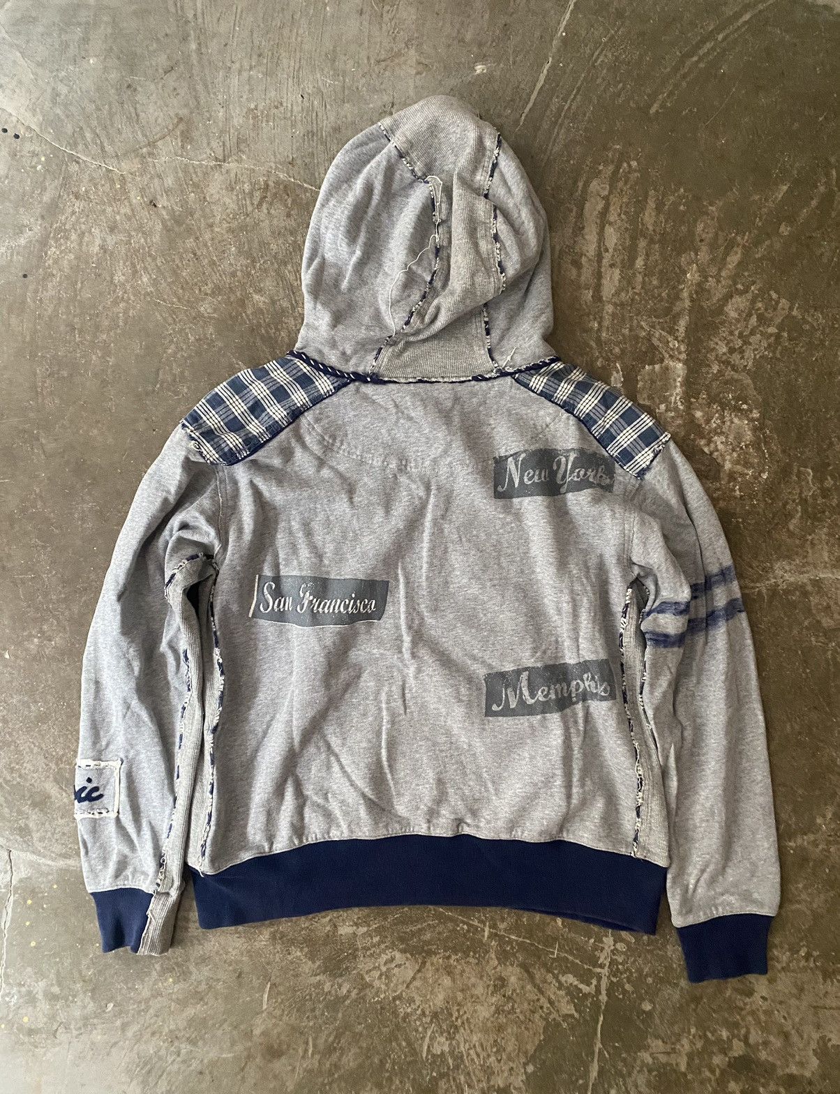 Porter Classic Porter Classic Boro Patchwork Hoodie Kapital Junya Watanabe Size US M / EU 48-50 / 2 - 5 Thumbnail