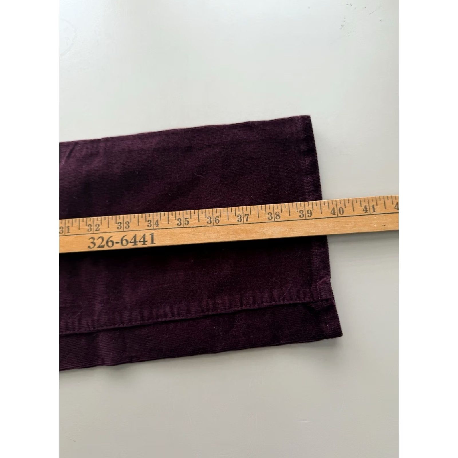Talbots Talbots Pants Womens 12P Burgundy Corduroy Straight Leg Preppy Chino 12P Regular Petite Fall Spring Summer Winter Red"} Size 34" / US 12 / IT 48 - 7 Thumbnail
