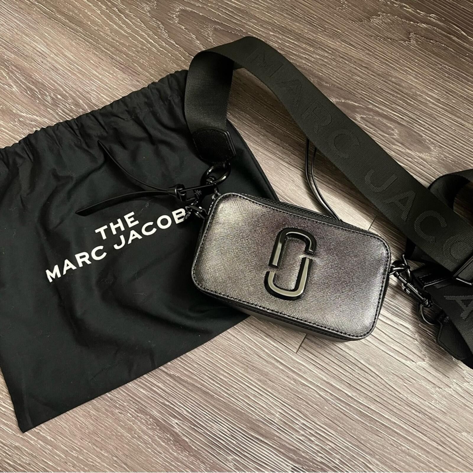 Marc Jacobs Black Crossbody Snapshot Bag, Women's