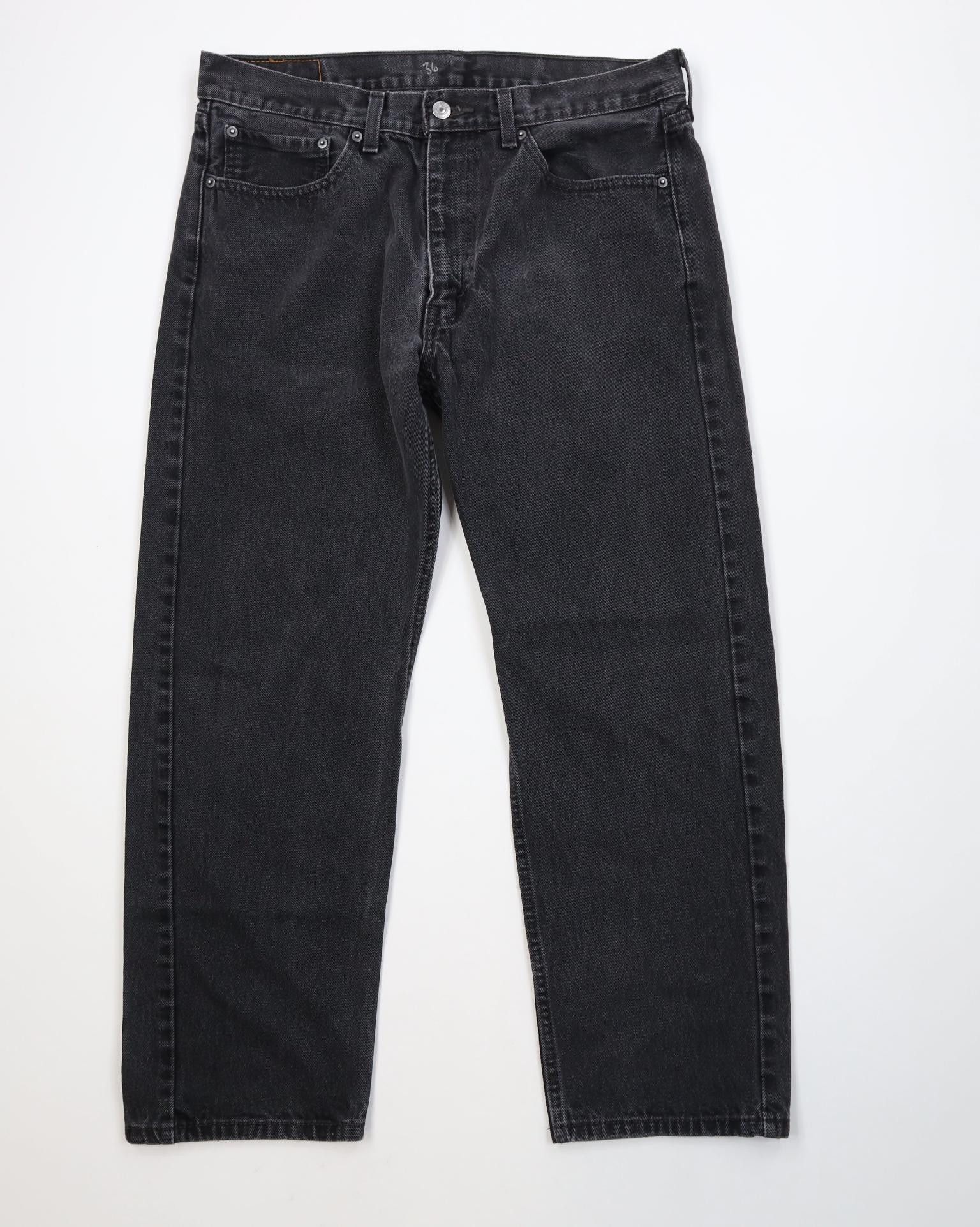 Levi's Vintage Y2K Levis 505 Regular Fit Straight Leg Jeans Black Size US 36 / EU 52 - 1 Thumbnail