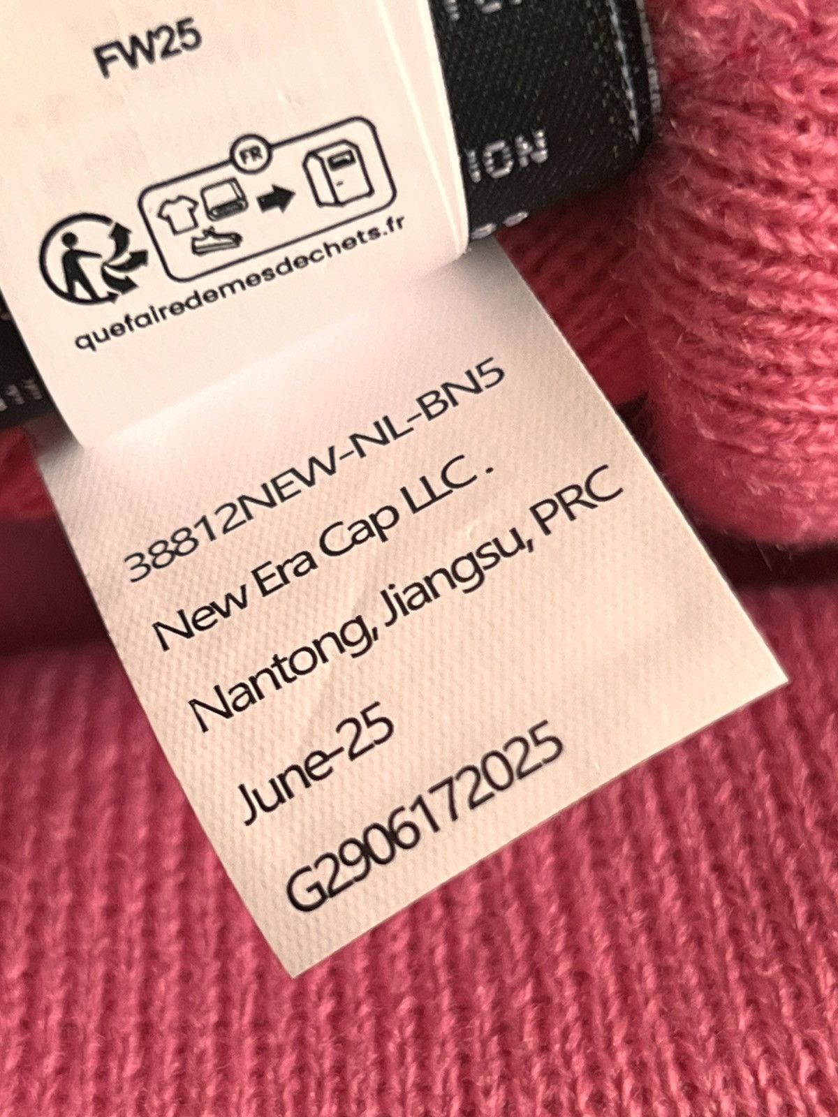 Supreme Supreme® / New Era Box Logo Beanie – Magenta (FW25) pink red Size ONE SIZE - 23 Thumbnail