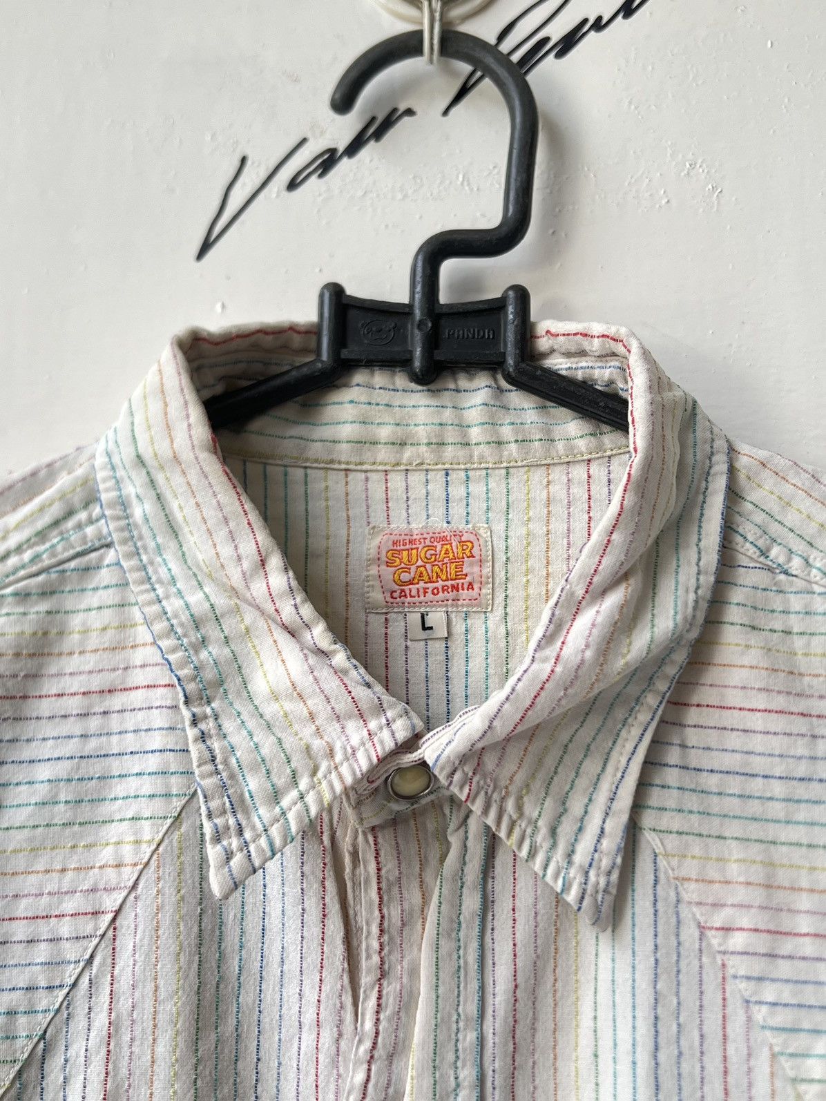 Sugar Cane SUGAR CANE Striped Western Shirt Size US M / EU 48-50 / 2 - 5 Thumbnail