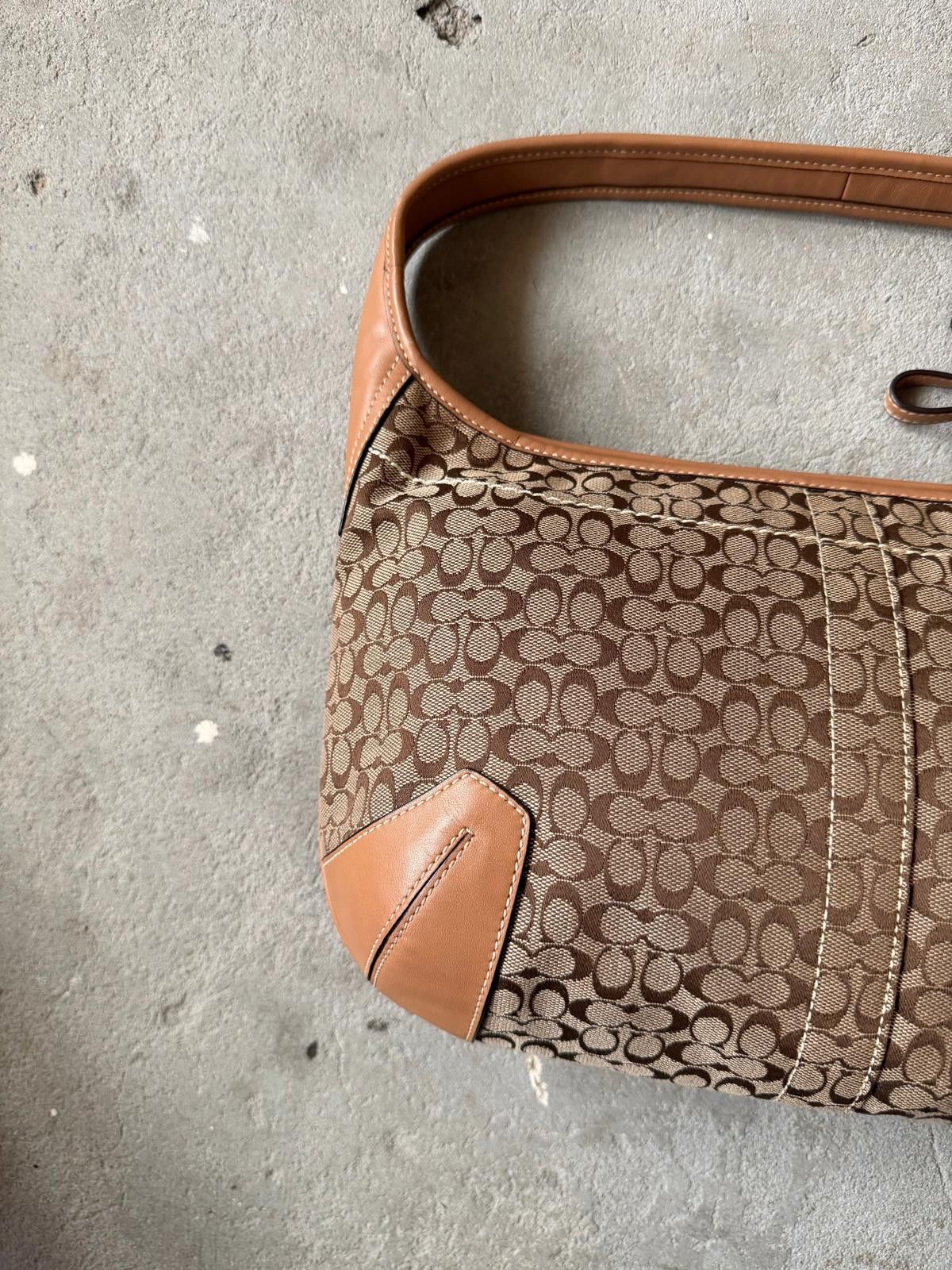Coach Coach Signature Ergo Shoulder Bag Beige/Brown Size ONE SIZE - 7 Thumbnail