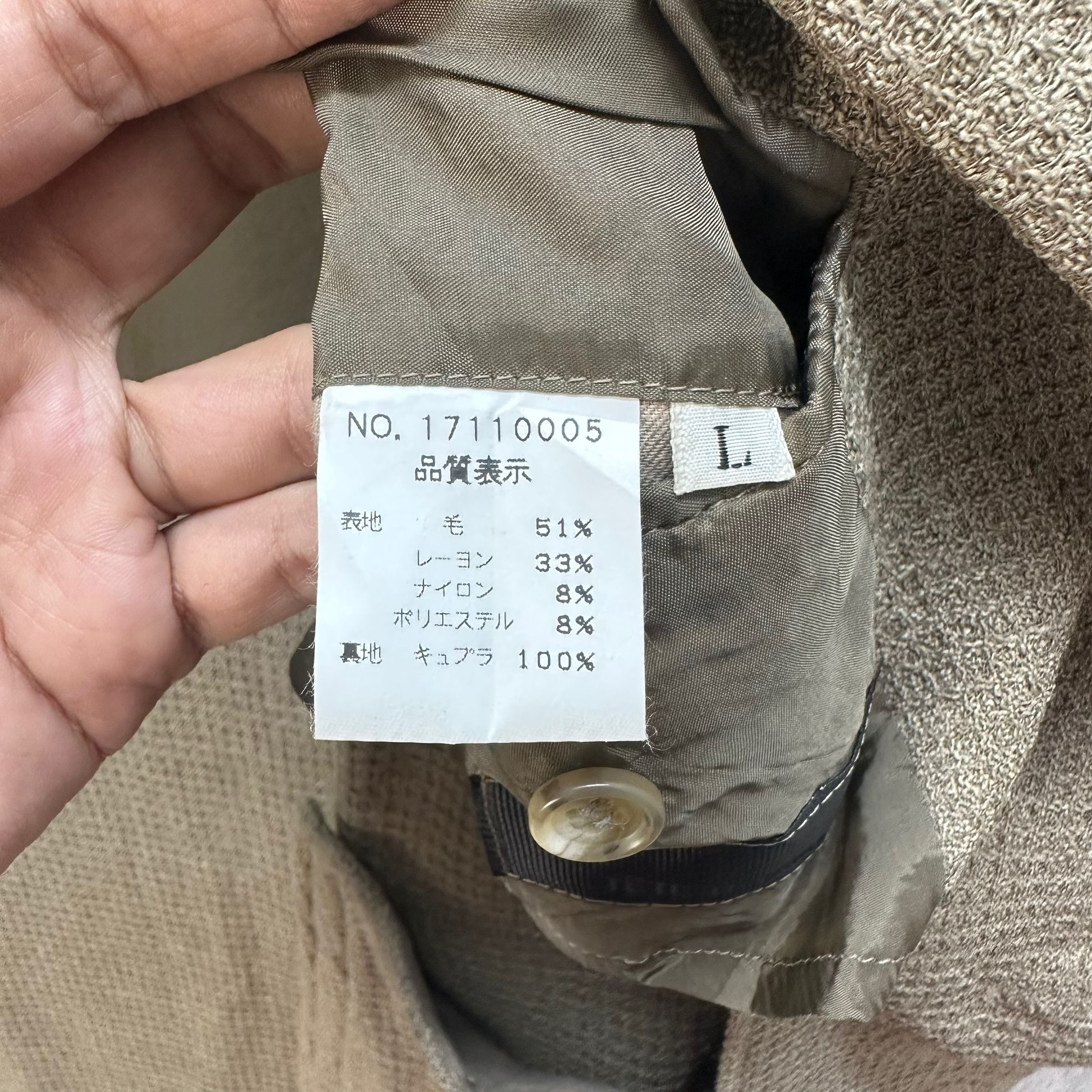Tete Homme VINTAGE 90's TETE HOMME COAT JACKET #7866-186 Size US L / EU 52-54 / 3 - 9 Thumbnail