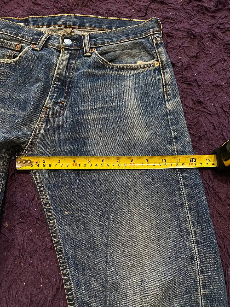 Levi's Vintage distressed jeans Y2K Levi's 505 W32 streetwear Size US 32 / EU 48 - 13 Thumbnail