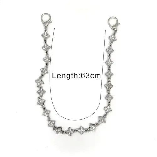 Jewelry Silver Men's Chain Accessory with Clasp, Stylish Chain Size ONE SIZE - 5 Thumbnail