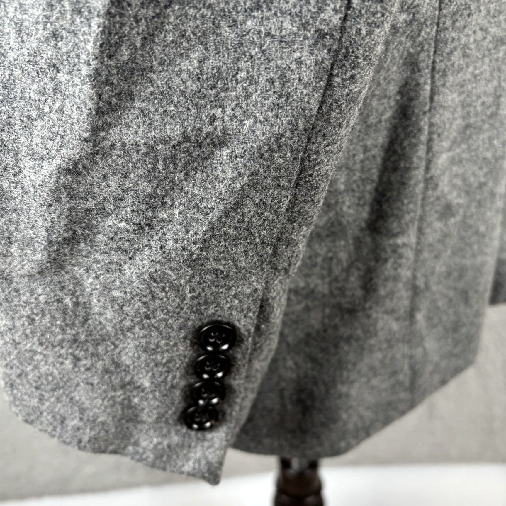 J.Crew J.CREW Blazer Wool Tweed Yorkshire Moon J.CREW Ludlow Blazer 42L Mens Grey Jacket 42 Chest Vintage? No Size 42R - 5 Thumbnail