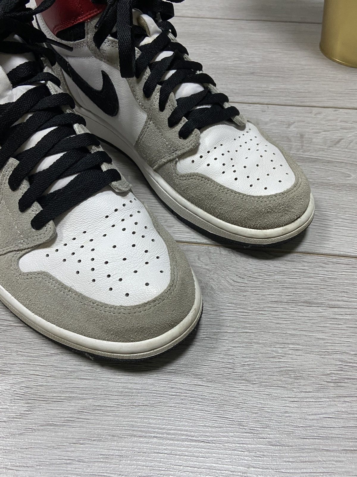 Jordan Brand Air Jordan 1 smoke grey high sneakers OG Size US 12 / EU 45 - 3 Thumbnail