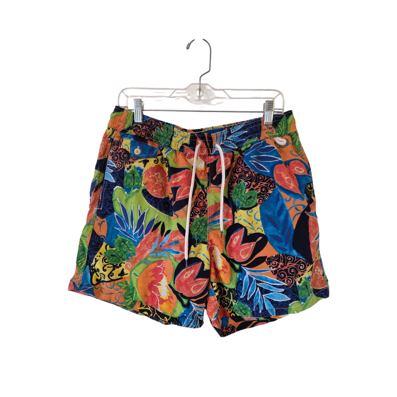 Polo Ralph Lauren Polo Ralph Lauren Colorful Swim Trunks Size Large Size US 32 / EU 48 - 2 Thumbnail