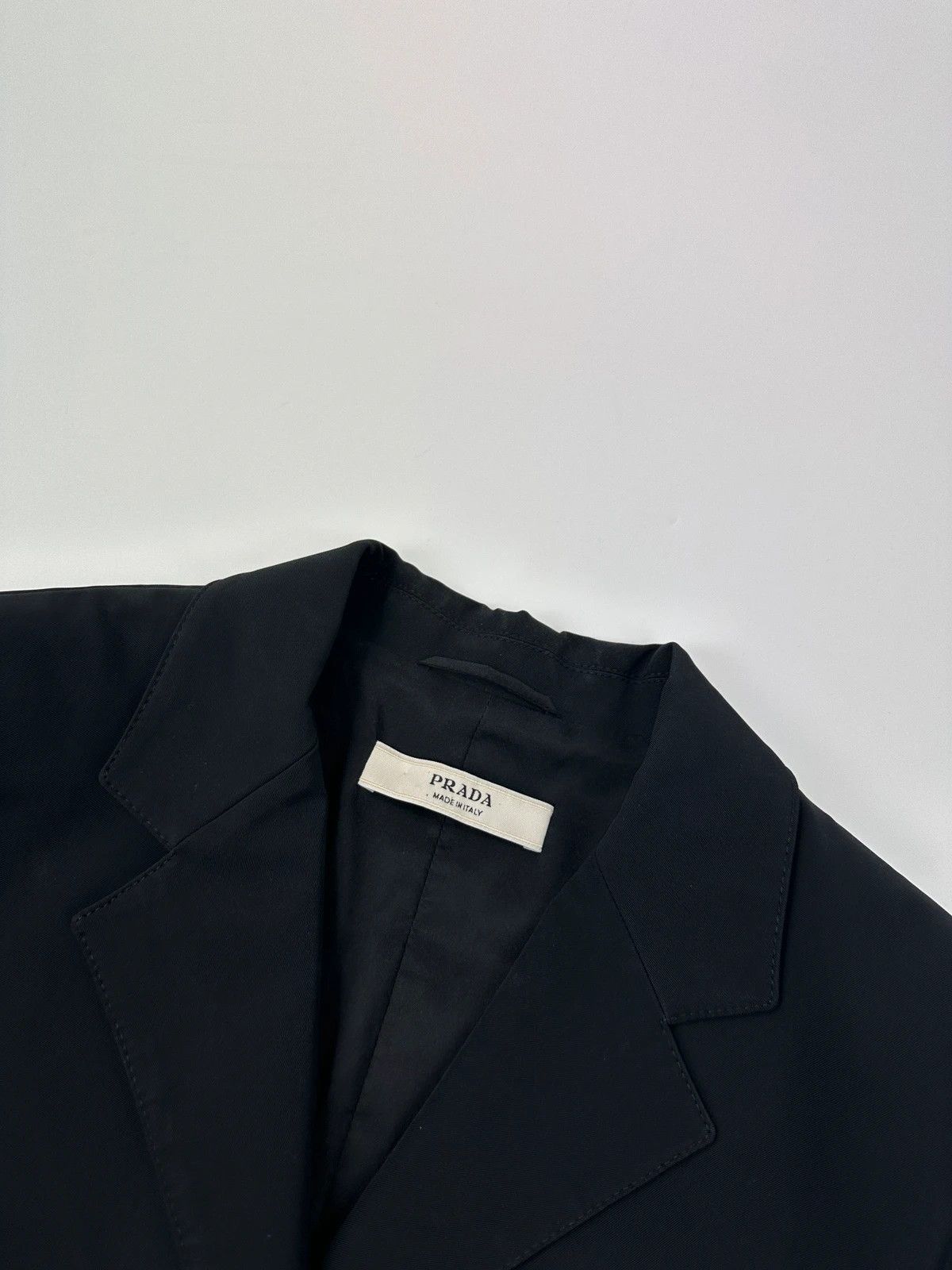 Prada Prada Milano SS2006 Black Elegant Blazer Jacket Size S / US 4 / IT 40 - 3 Thumbnail