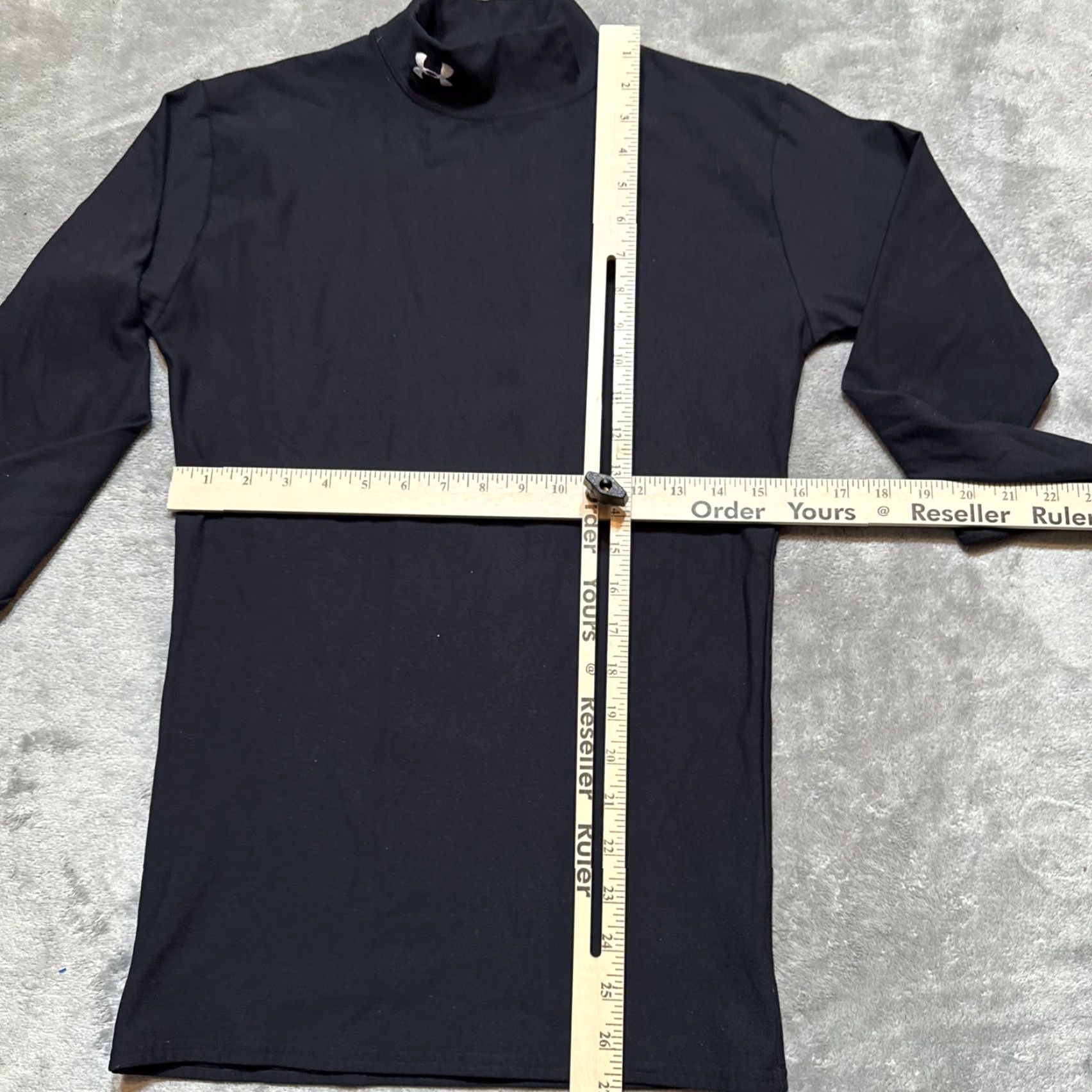 Under Armour Under Armour Shirt Mens Large Long Sleeve Black Base Layer Casual Mock Pullover Football Running & Jogging Mens Large Black Under Armour Shirt Size US L / EU 52-54 / 3 - 4 Thumbnail