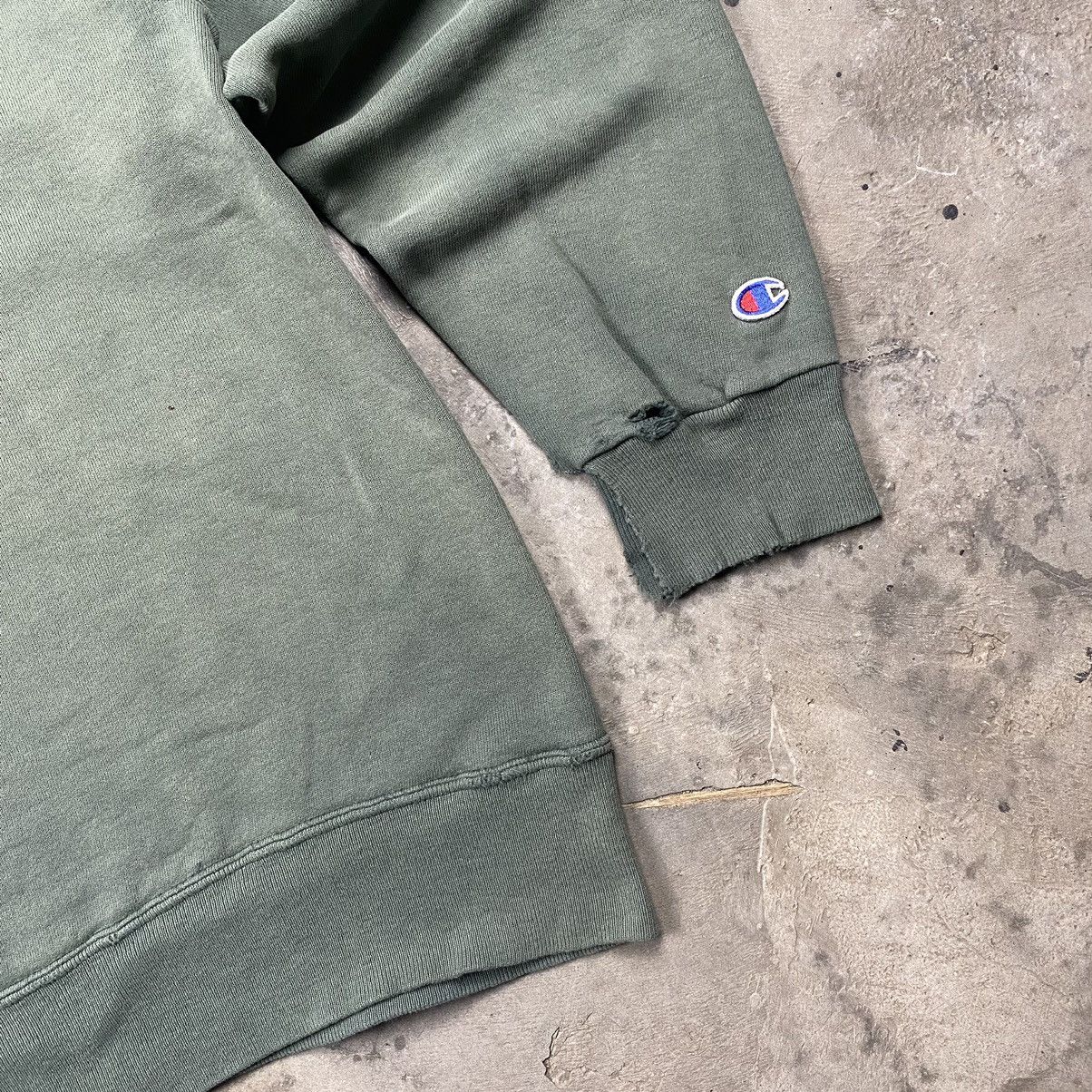 Champion 90s Champion Sunfaded Army Boxy Crewneck Size US L / EU 52-54 / 3 - 2 Thumbnail