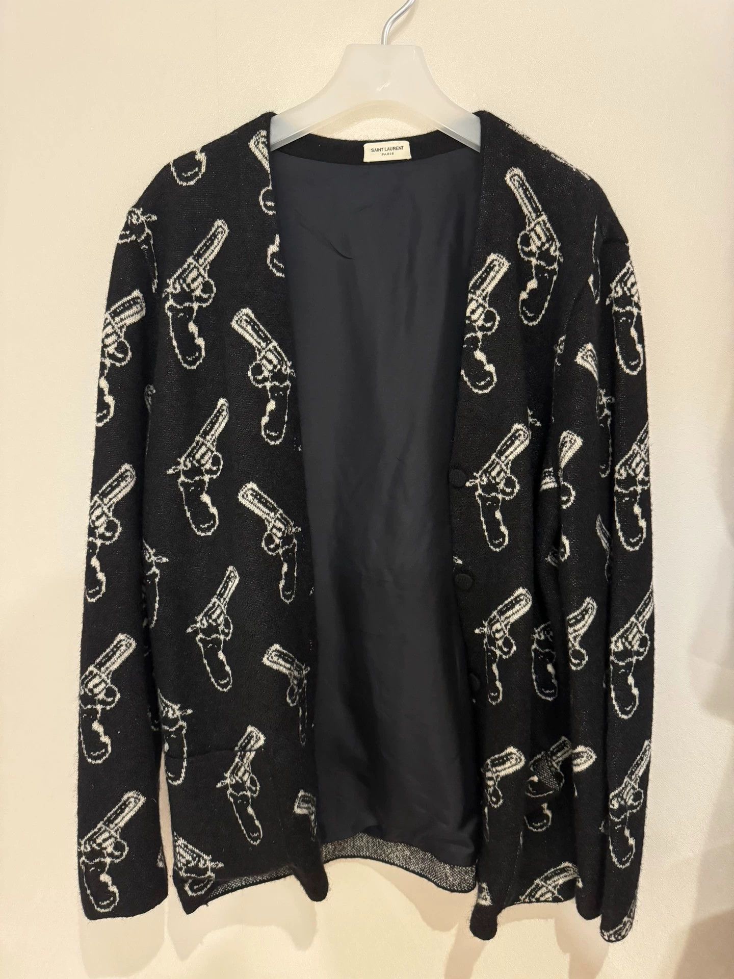 Saint Laurent Paris Saint Laurent Paris Pistol print jacket Size US M / EU 48-50 / 2 - 1 Thumbnail