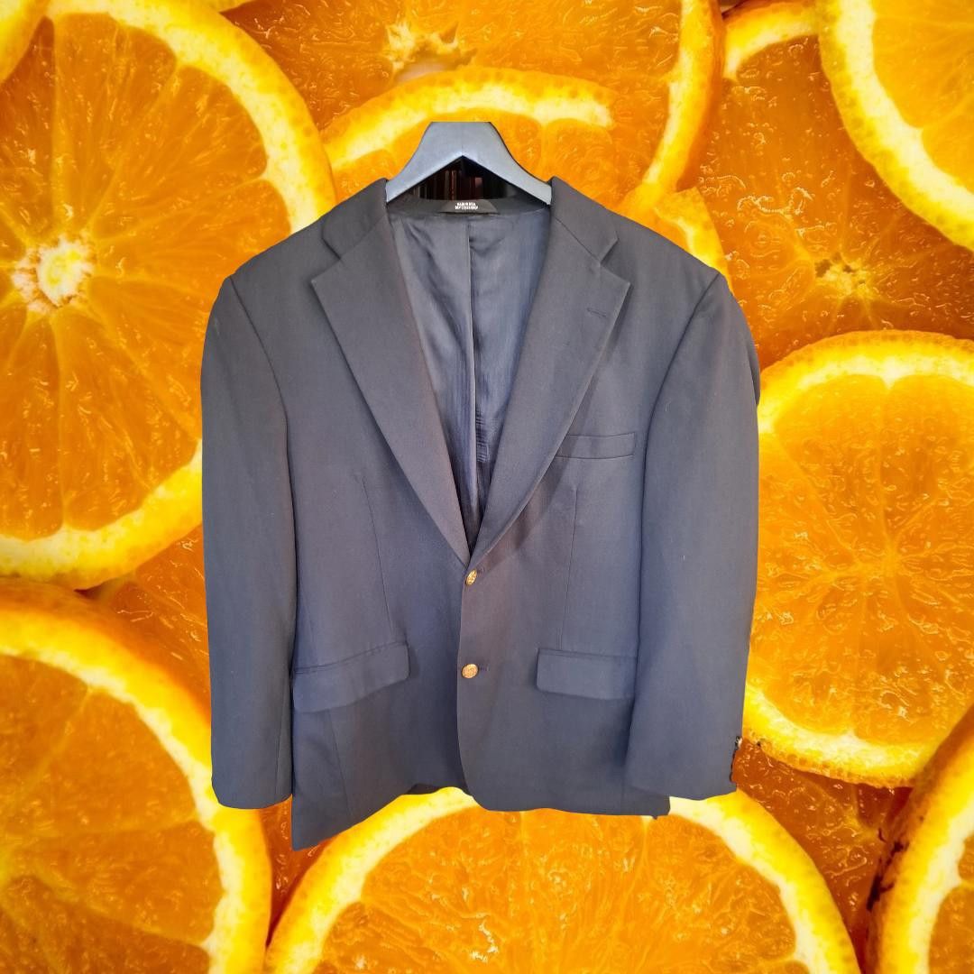 Haggar Hagger Black Label Blue with Gold Buttons Blazer Size 42R - 1 Thumbnail