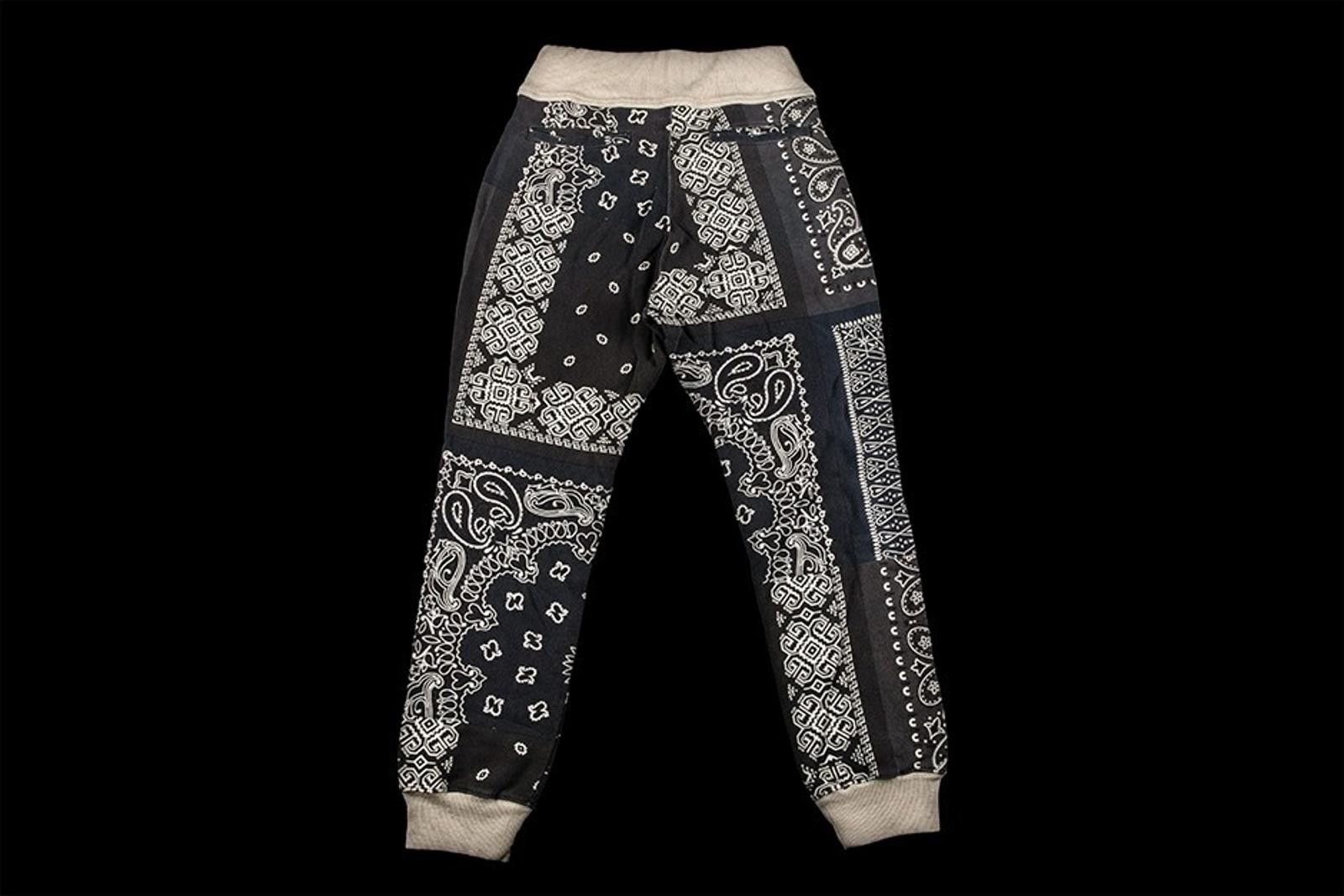 Kapital Kapital Bandana Patchwork Sweatpant Black Size 4 Size US 36 / EU 52 - 3 Thumbnail