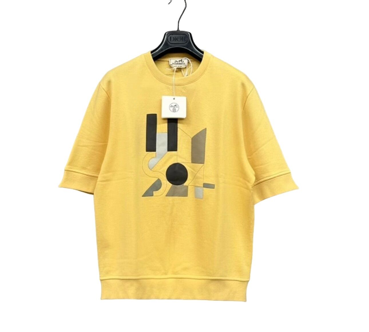 Hermes Hermes Lambskin Patch Short Sleeve Sweatshirt Size M Size US M / EU 48-50 / 2 - 1 Thumbnail