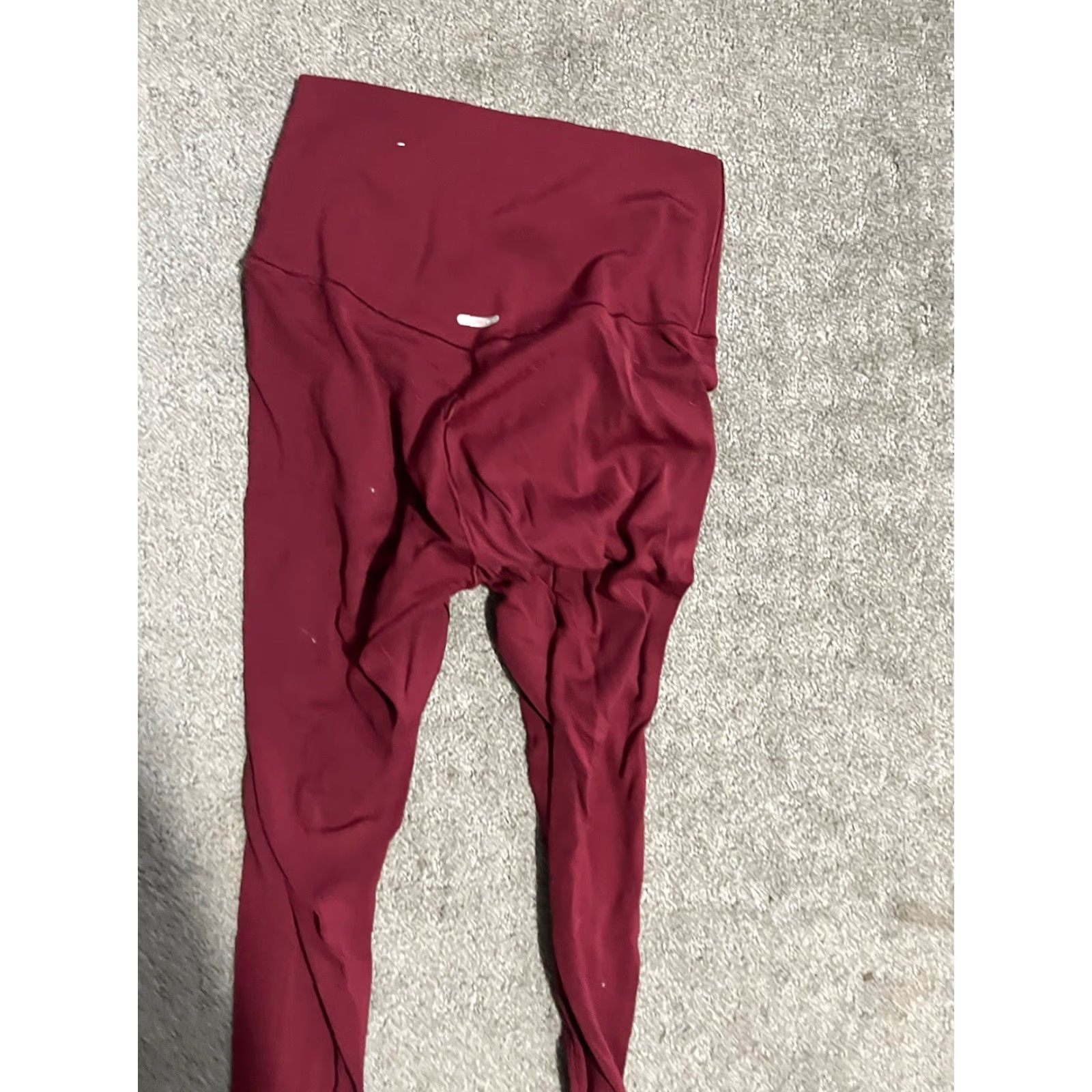 Vintage VINTAGE Offline by Aerie Women Activewear Pants XS Maroon Legging High Rise Pocket Size 26" / US 2 / IT 38 - 2 Thumbnail