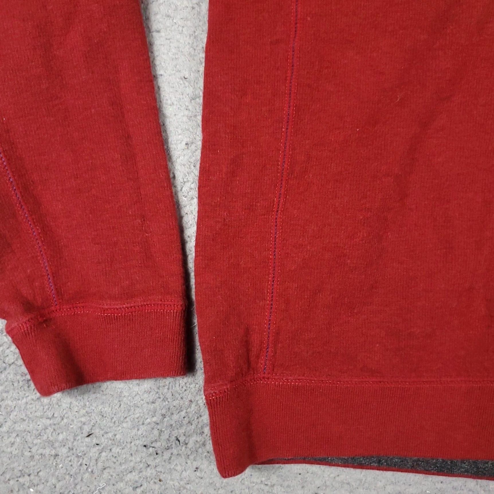 Tommy Bahama Tommy Bahama Mens Large Red 1/4 Zip Pullover Sweater Cotton Blend Long Sleeve Size US L / EU 52-54 / 3 - 3 Thumbnail