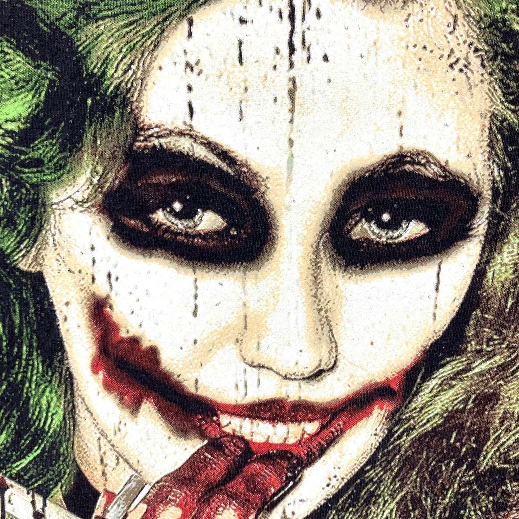 Vintage Vintage Y2K Streetwear Shirt - Medium Female Joker Clown Harley Graphic Tee Size US M / EU 48-50 / 2 - 5 Thumbnail