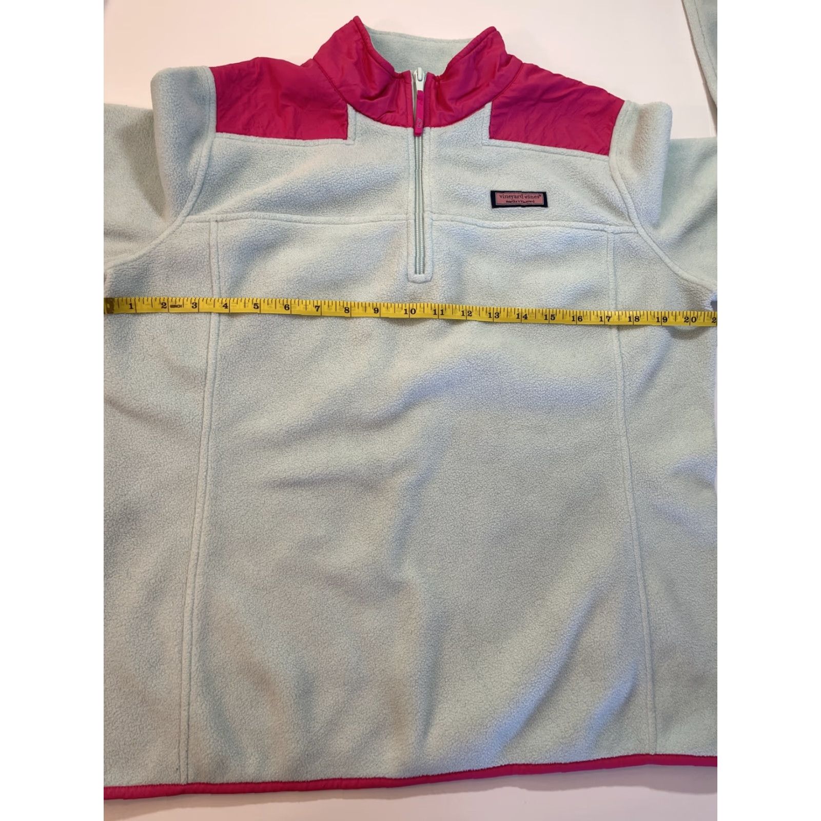 Vineyard Vines Vineyard Vines Shirt Women’s Sz M Pale Blue 1/4 Zip Fleece Shep Beach Outdoor 90s Womens Size M / US 6-8 / IT 42-44 - 6 Thumbnail