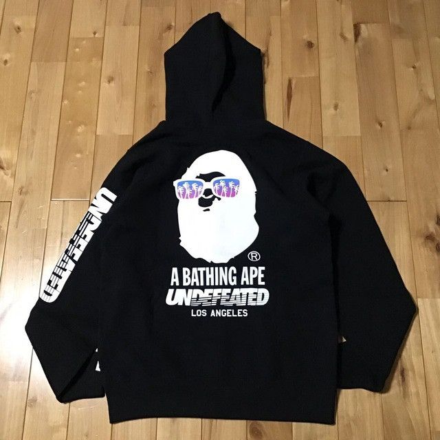 Bape × Undefeated Undefeated × BAPE HEAD LOGO full zip hoodie a bathing ape Size US L / EU 52-54 / 3 - 3 Thumbnail