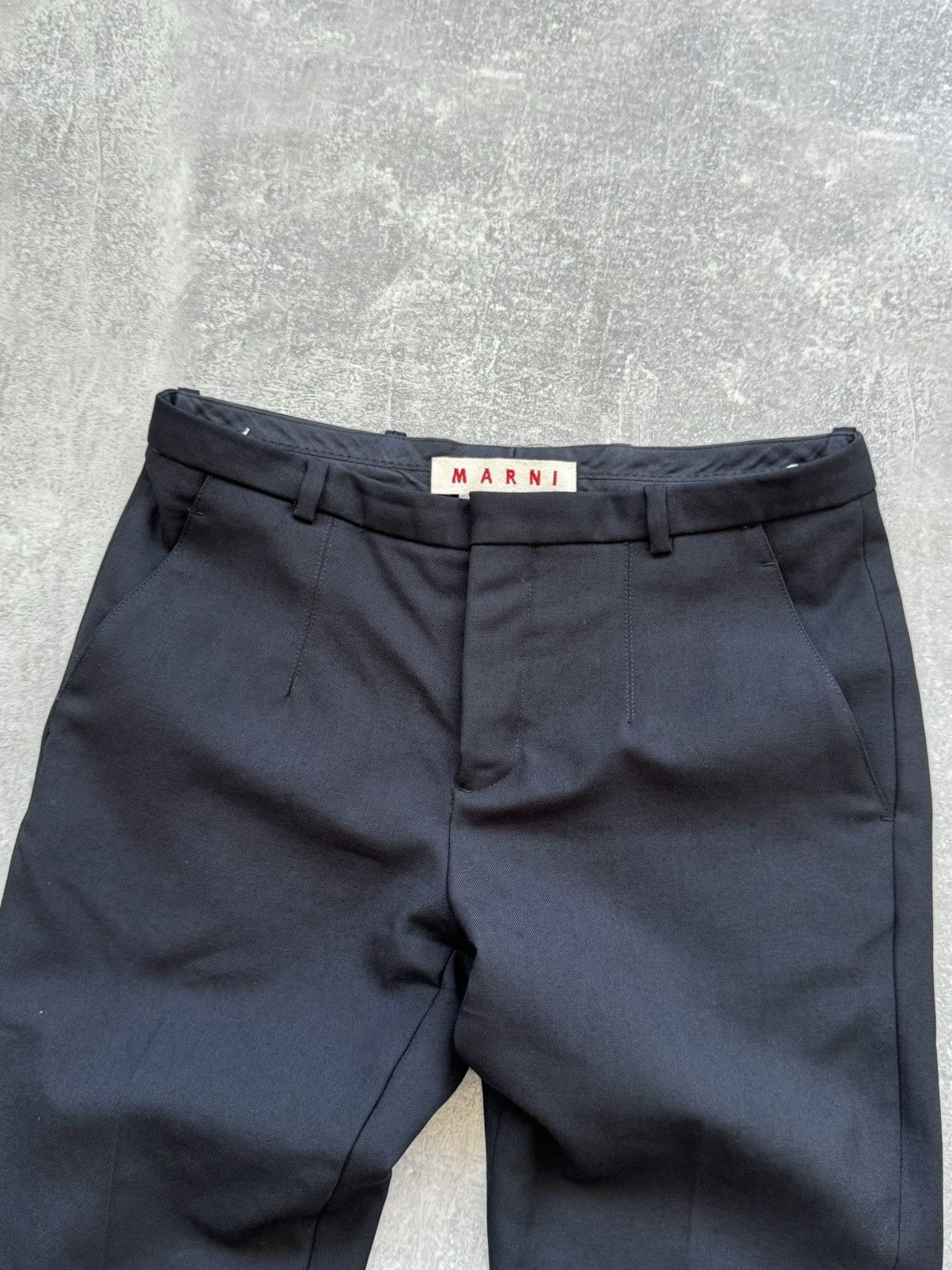 Marni Marni Wool Black Trousers Pants Size 28" / US 6 / IT 42 - 2 Thumbnail