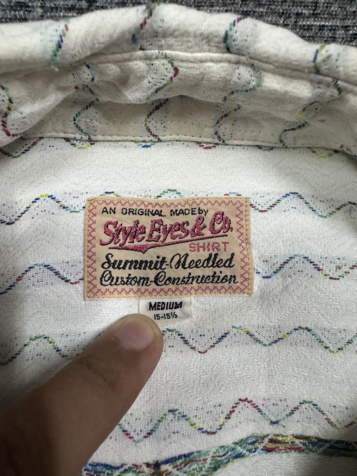 Sun Surf × Toyo Enterprises × Vintage Vtg🔥Style Eyes Sunsurf Sashiko Toyo Enterprise Shirt Size US M / EU 48-50 / 2 - 15 Thumbnail
