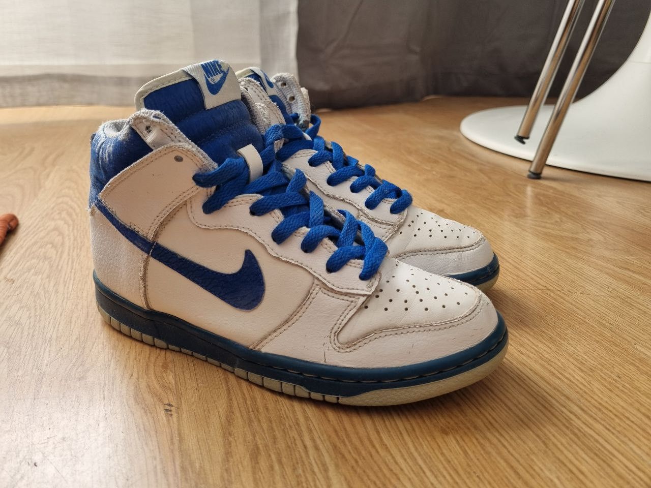 Nike Nike Dunk High GS 'White Blue Sapphire' Size US 6.5 / IT 36.5 - 1 Thumbnail