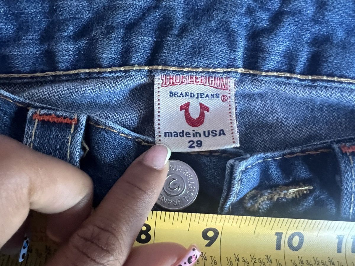 True Religion True Religion Joey Godiva embroidered jeans VINTAGE Y2K RARE Size 29" - 5 Thumbnail