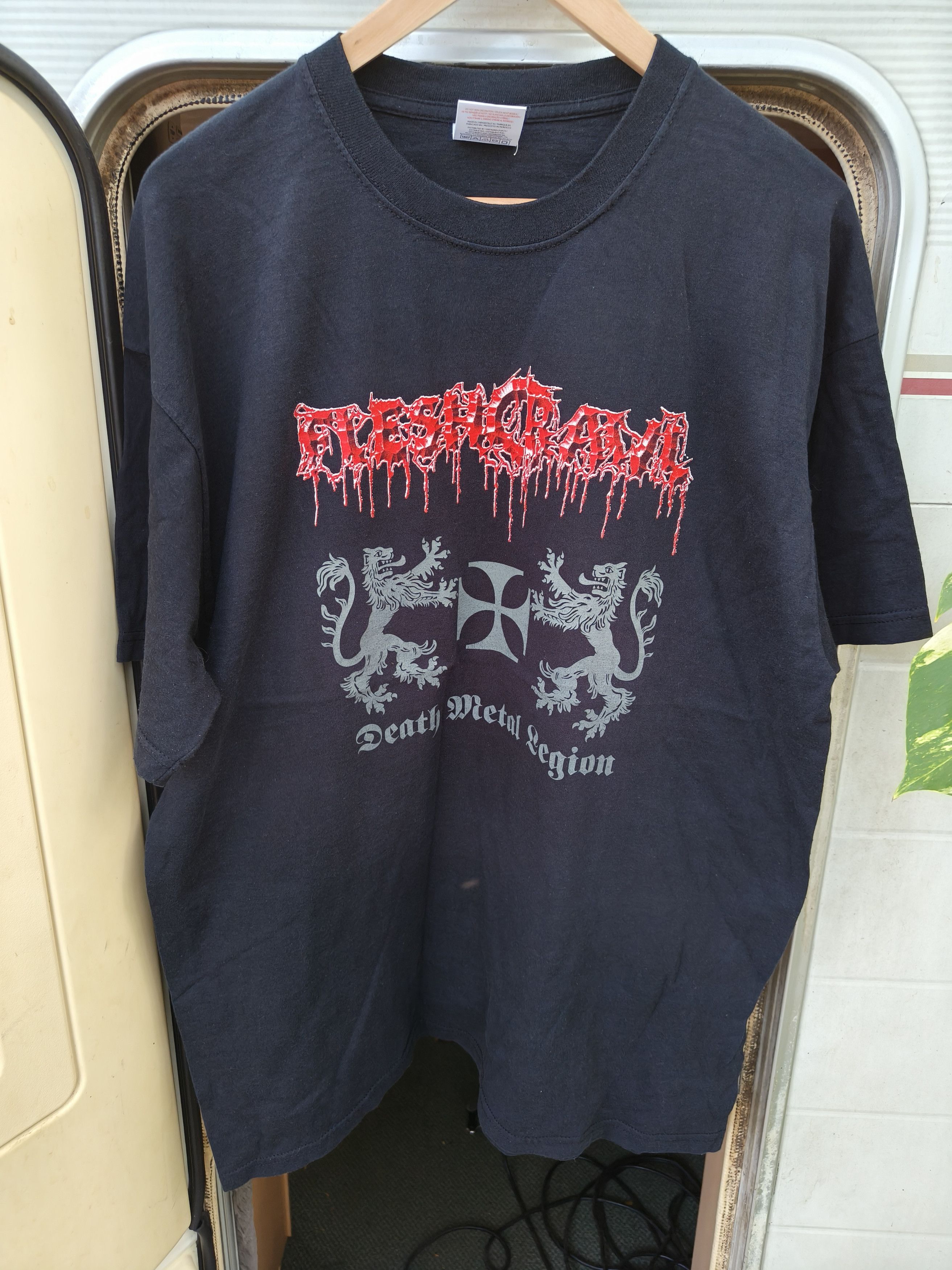 Band Tees Vintage Fleshcrawl (Death metal legion) shirt Size US XL / EU 56 / 4 - 1 Thumbnail