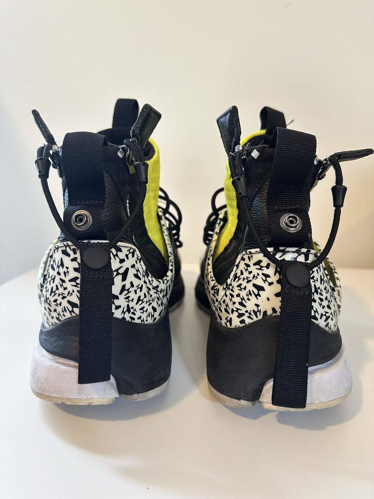 Acronym × Nike Nike x Acronym Air Presto Mid Dynamic Yellow Size US 11 / EU 44 - 4 Thumbnail