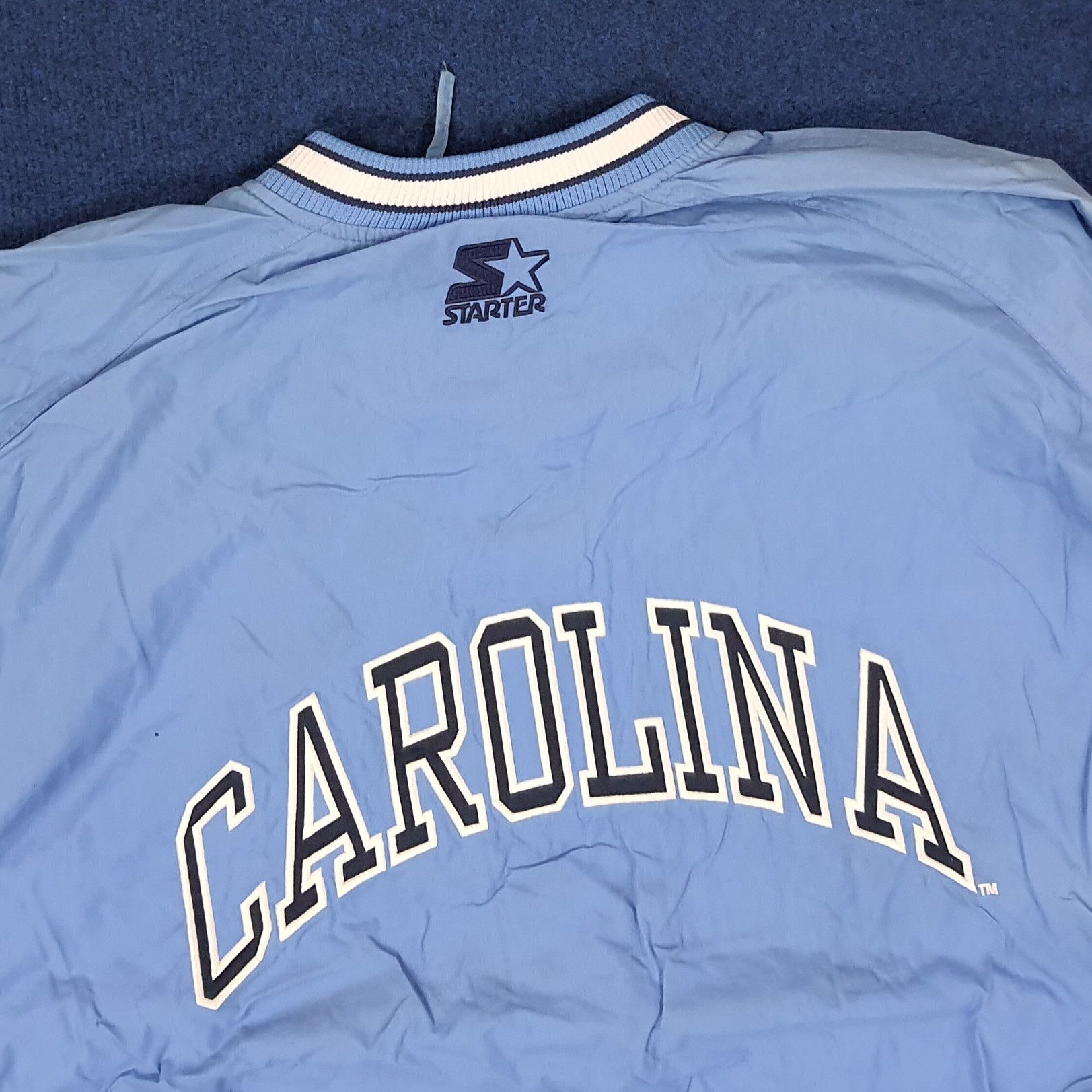 Starter Vintage Starter Carolina Tar Heels NBA Sweatshirt C255N2 Size US XL / EU 56 / 4 - 2 Thumbnail
