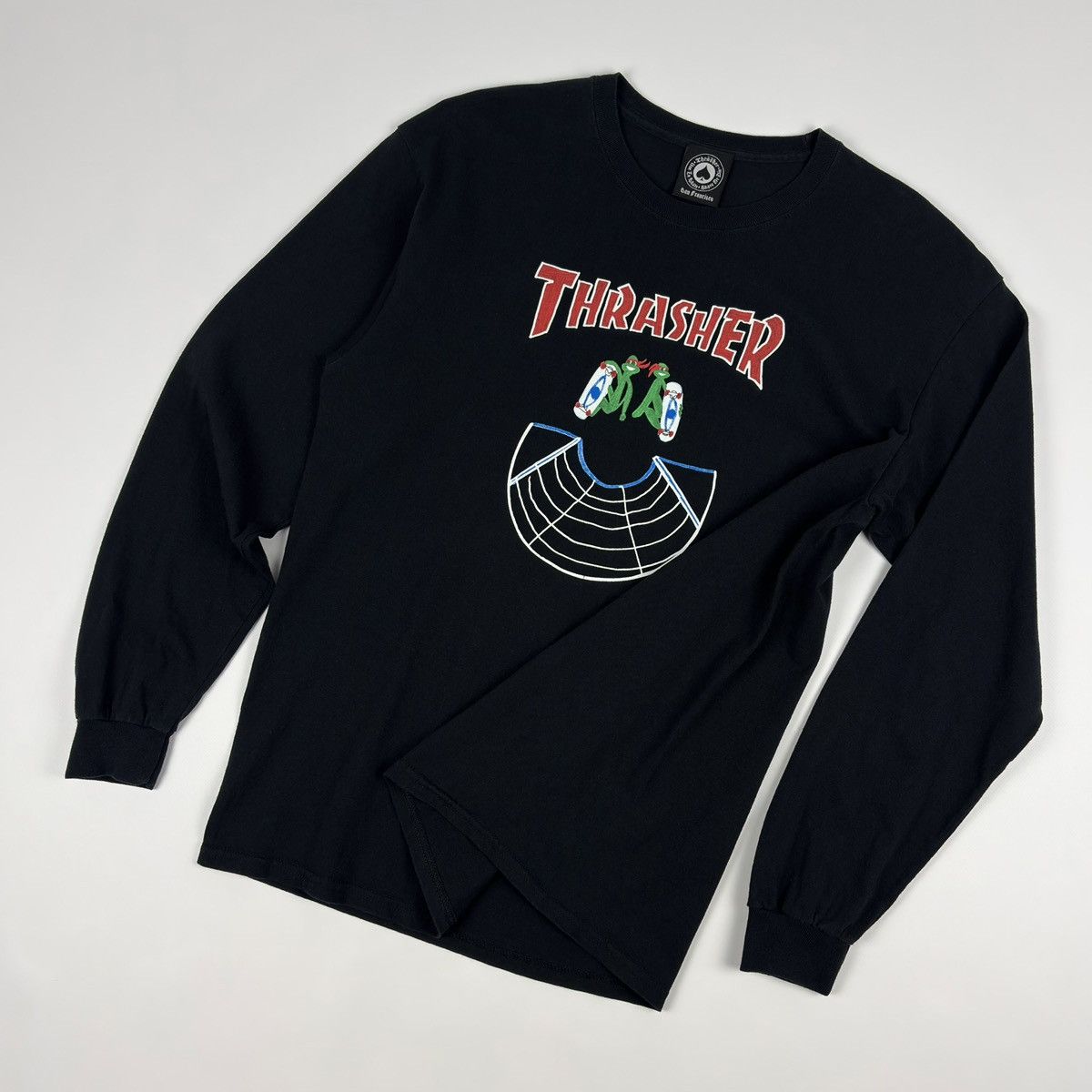 Thrasher Thrasher Green Ninja Turtles Skateboarder Long Sleeve Size US M / EU 48-50 / 2 - 5 Thumbnail